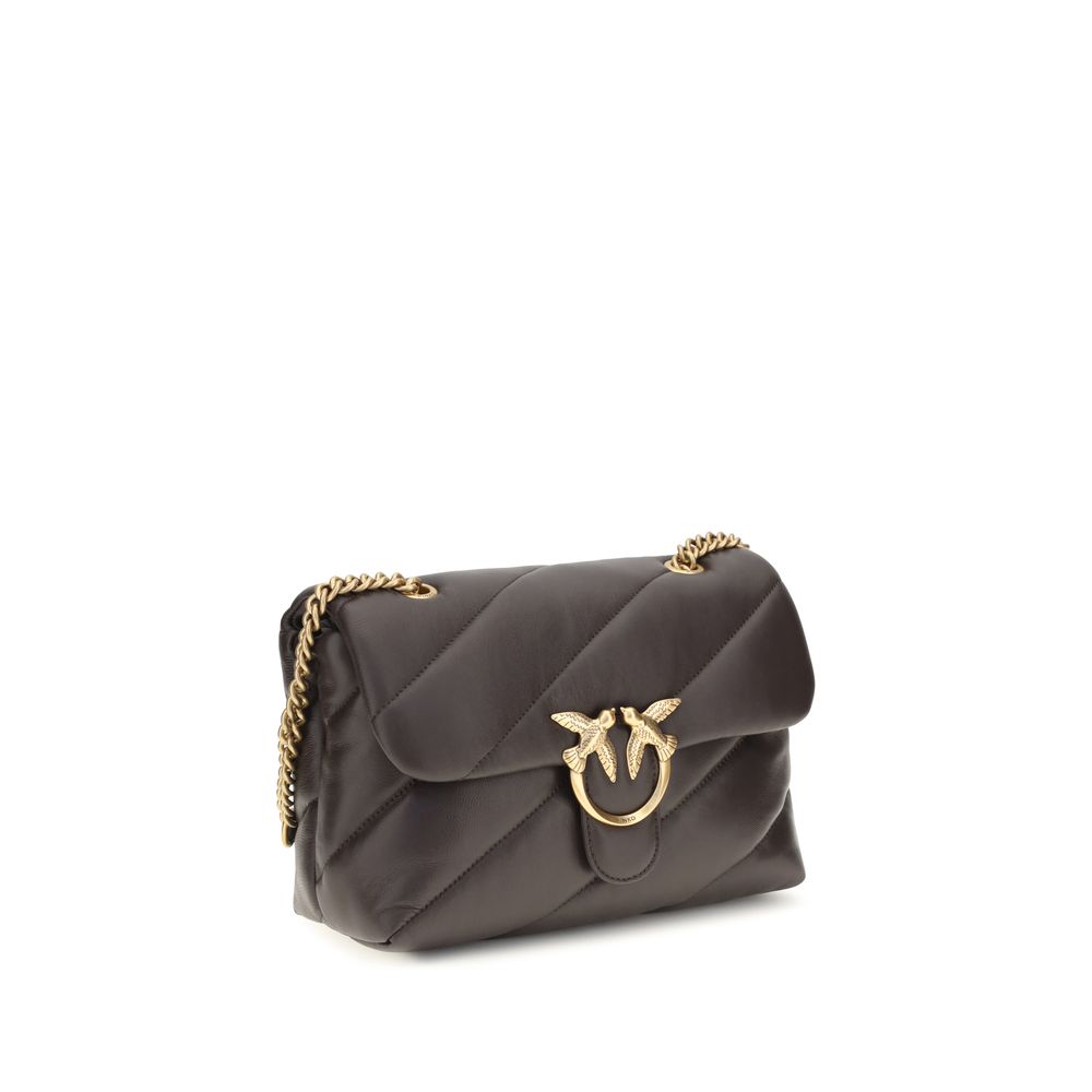 PINKO Brown Love Classic Shoulder Bag