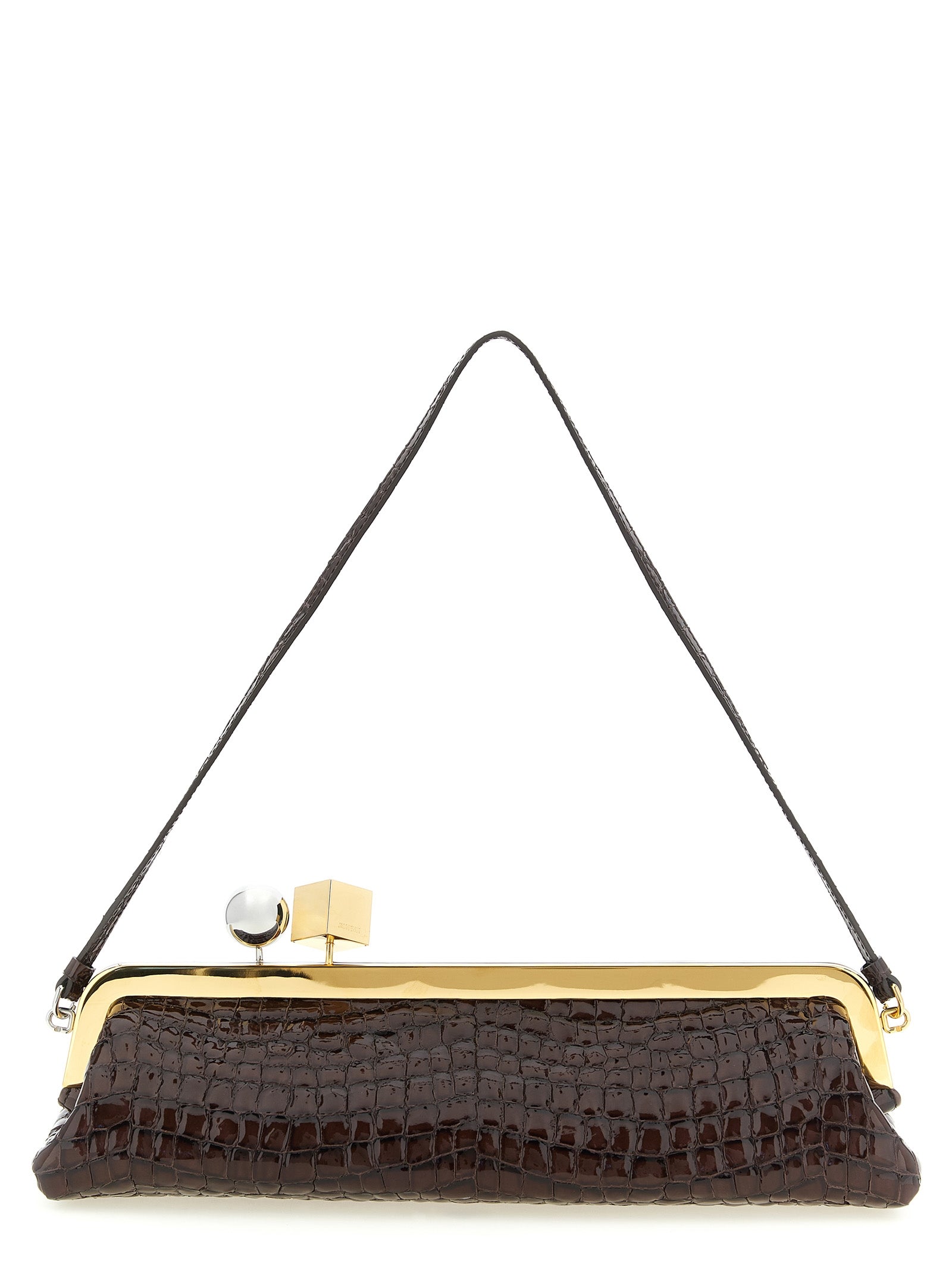 Jacquemus Brown La Pochette Salon Clutch Bag