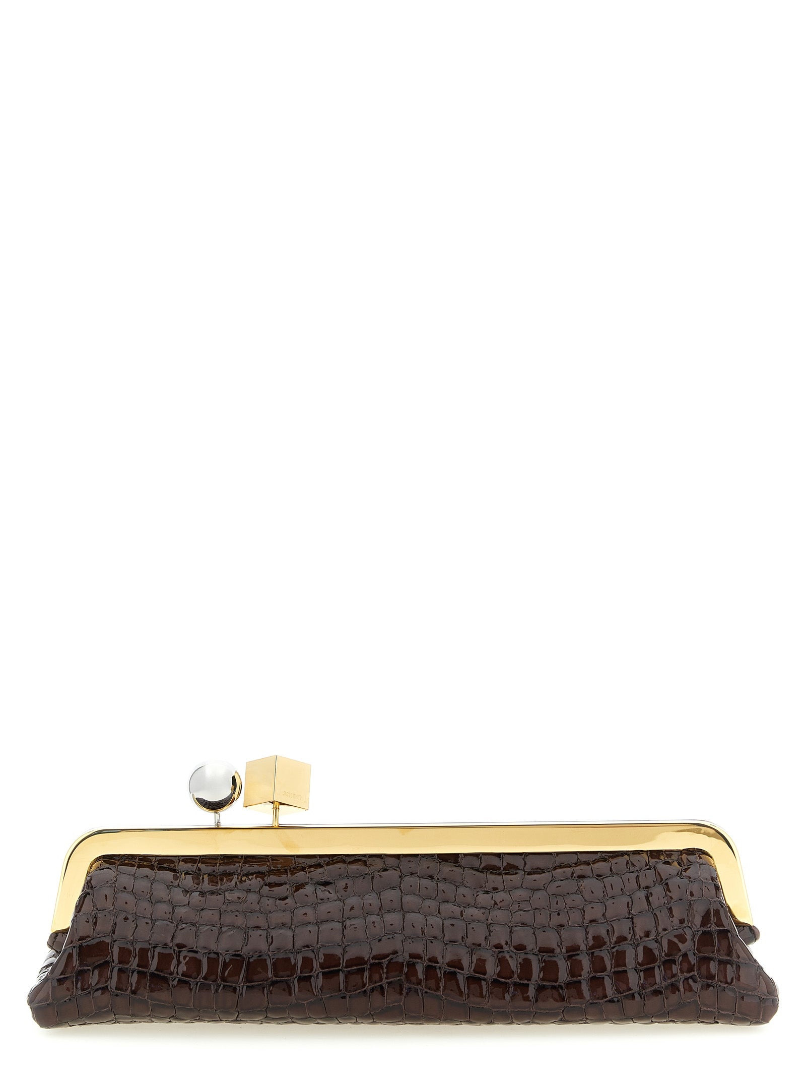 Jacquemus Brown La Pochette Salon Clutch Bag