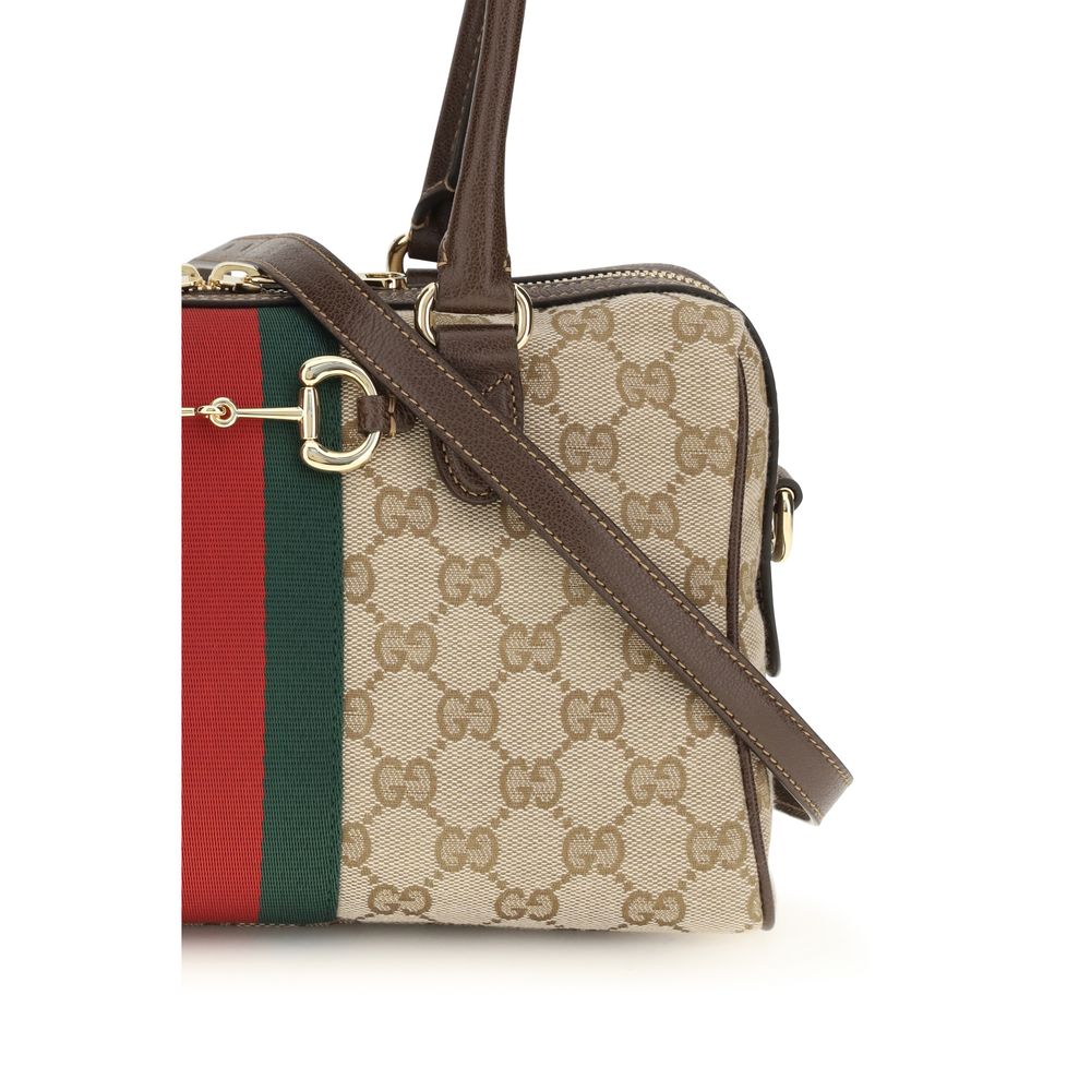 Gucci Beige Horsebit Handbag