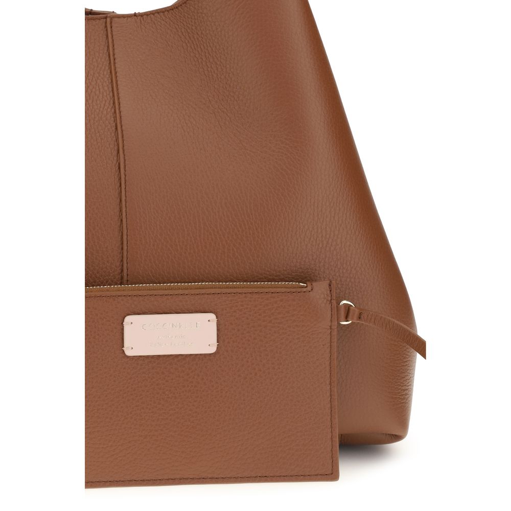 Coccinelle Brown Large C-Easy Tote Bag