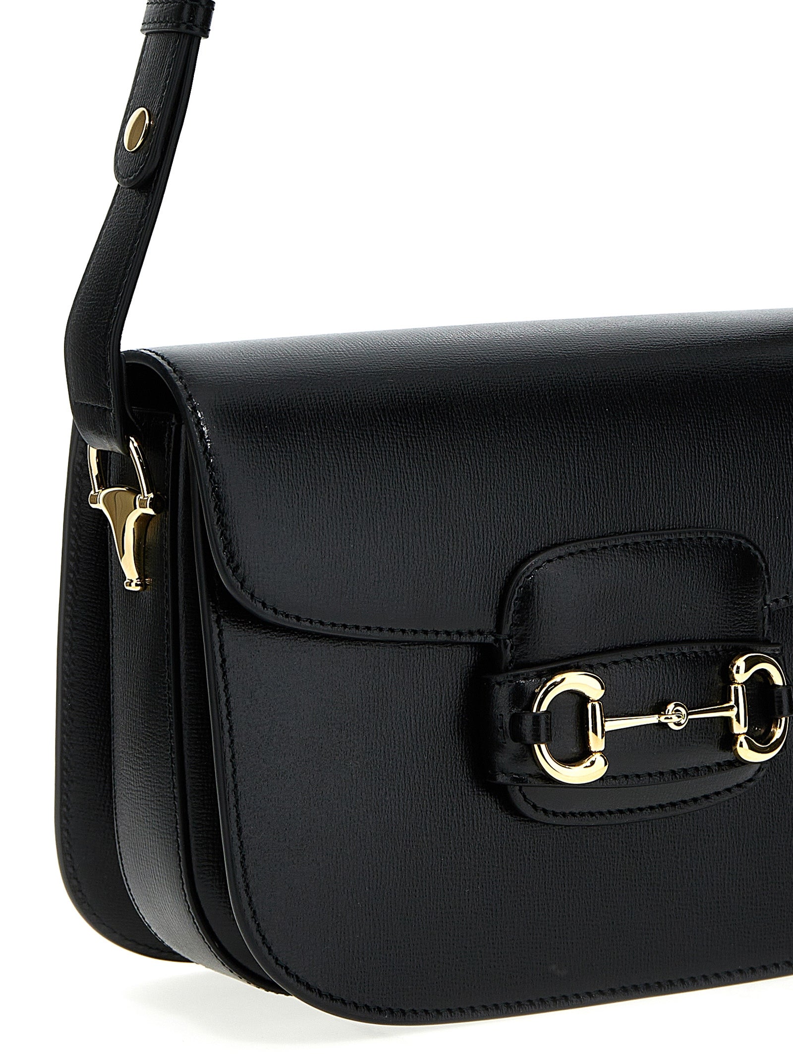 Gucci Black Horsebit 1955 Shoulder Bag