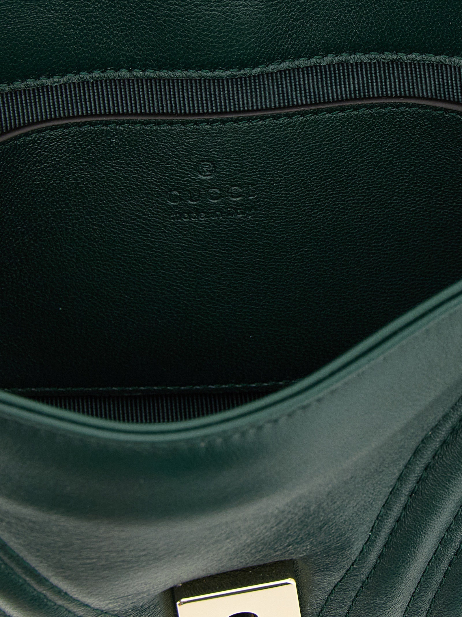 Gucci Green GG Marmont Small Shoulder Bag