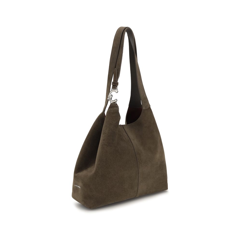 Coccinelle Brown C-Easy Large Shoulder Bag