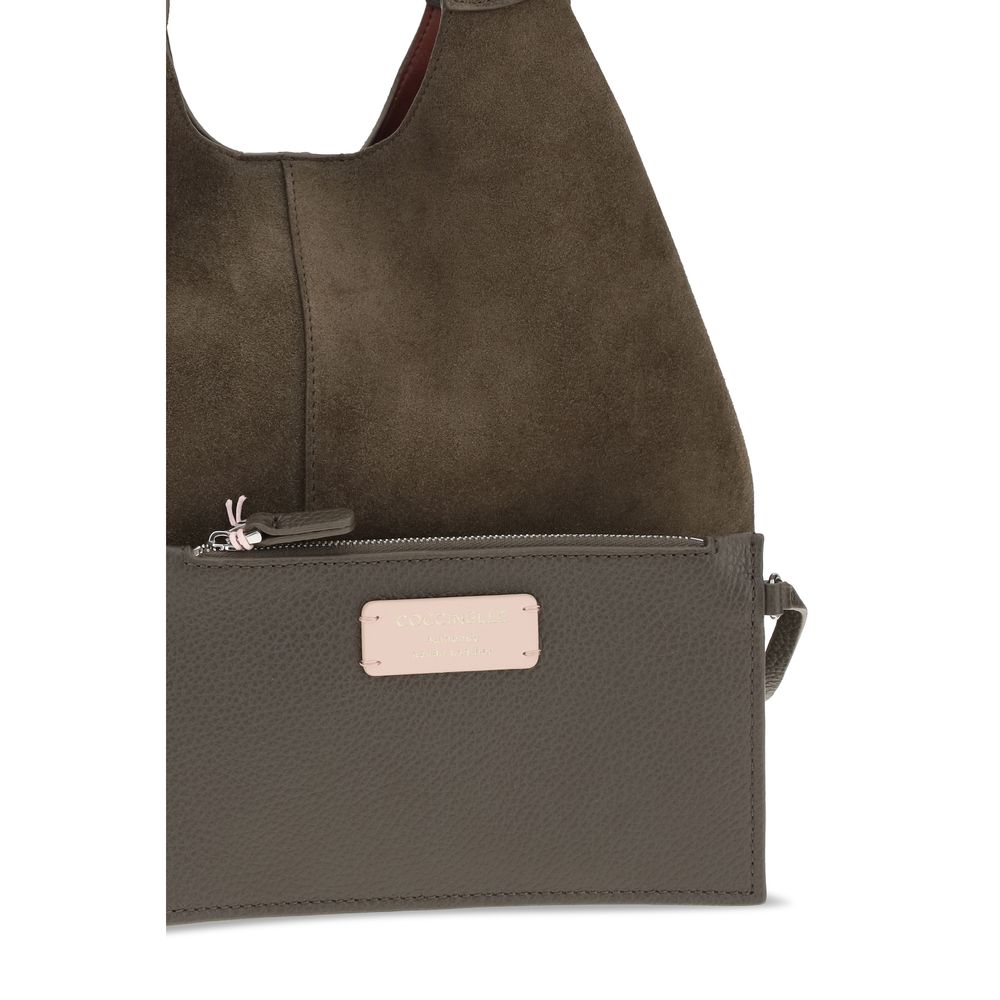 Coccinelle Brown C-Easy Large Shoulder Bag