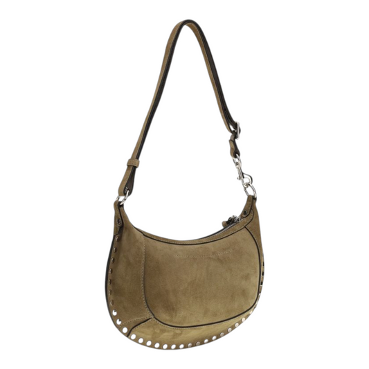 Isabel Marant Oskan Moon Shoulder Bag Beige