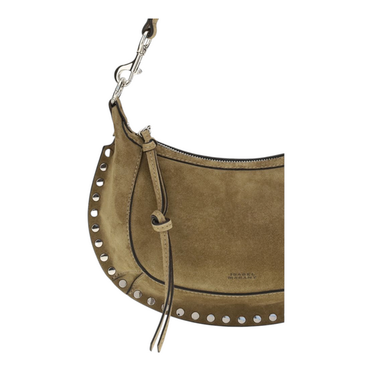 Isabel Marant Oskan Moon Shoulder Bag Beige