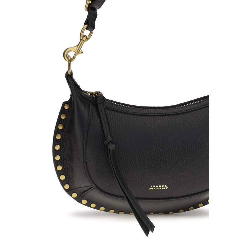 Isabel Marant Black Oskan Moon Shoulder Bag