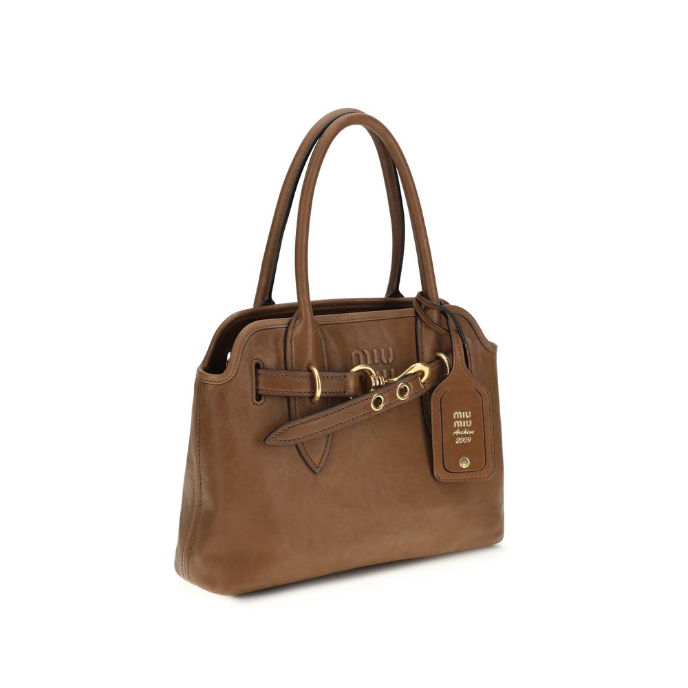 Miu Miu Brown Aventure Handbag