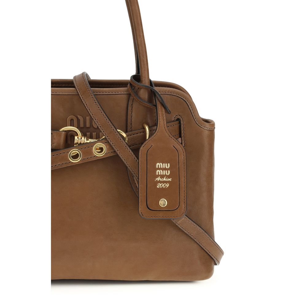 Miu Miu Brown Aventure Handbag