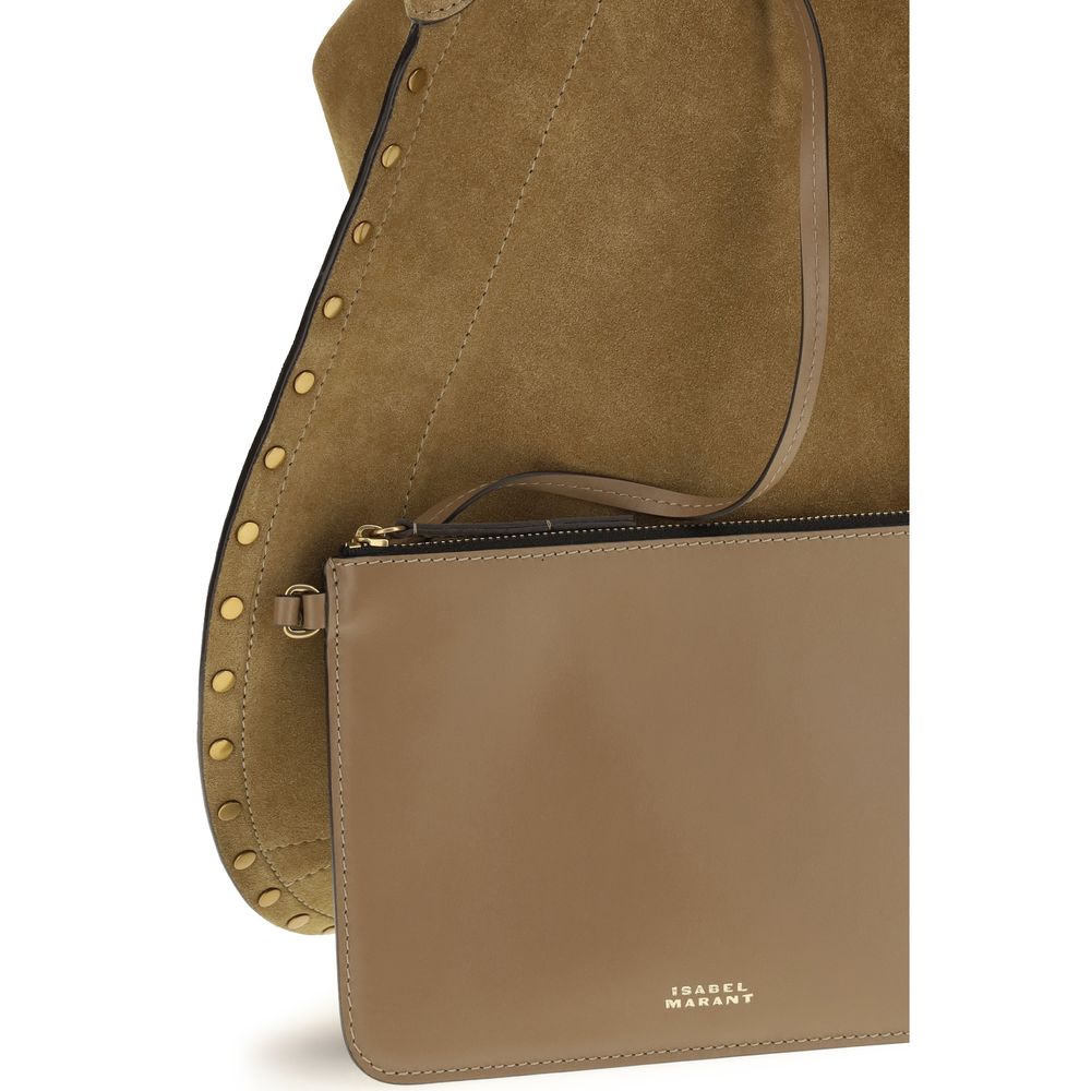 Isabel Marant Brown Oskan Soft Shoulder Bag