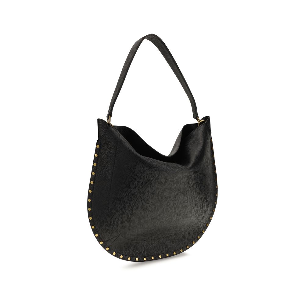 Isabel Marant Black Oskan Hobo Shoulder Bag