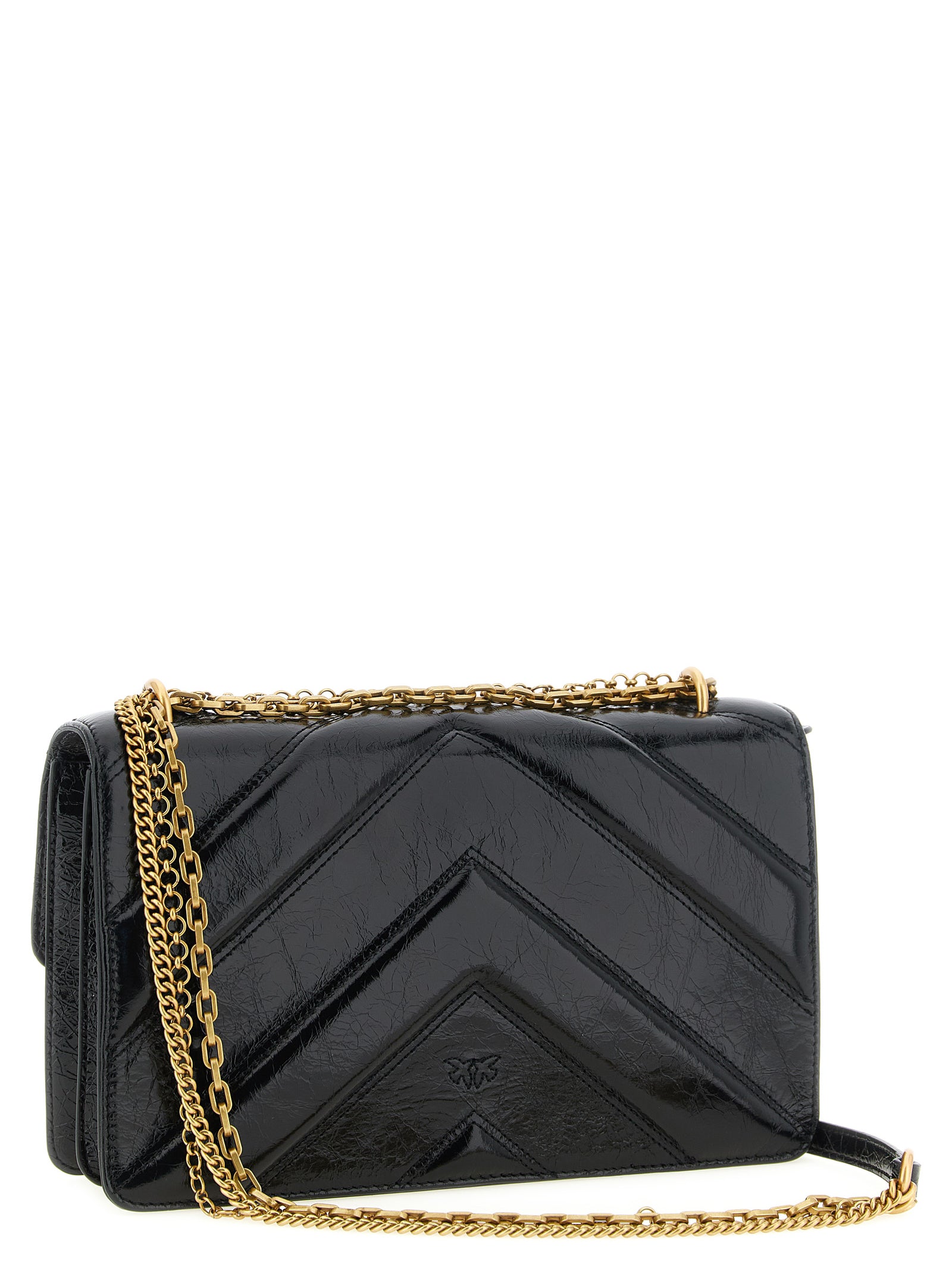 PINKO Black Love Shoulder Bag
