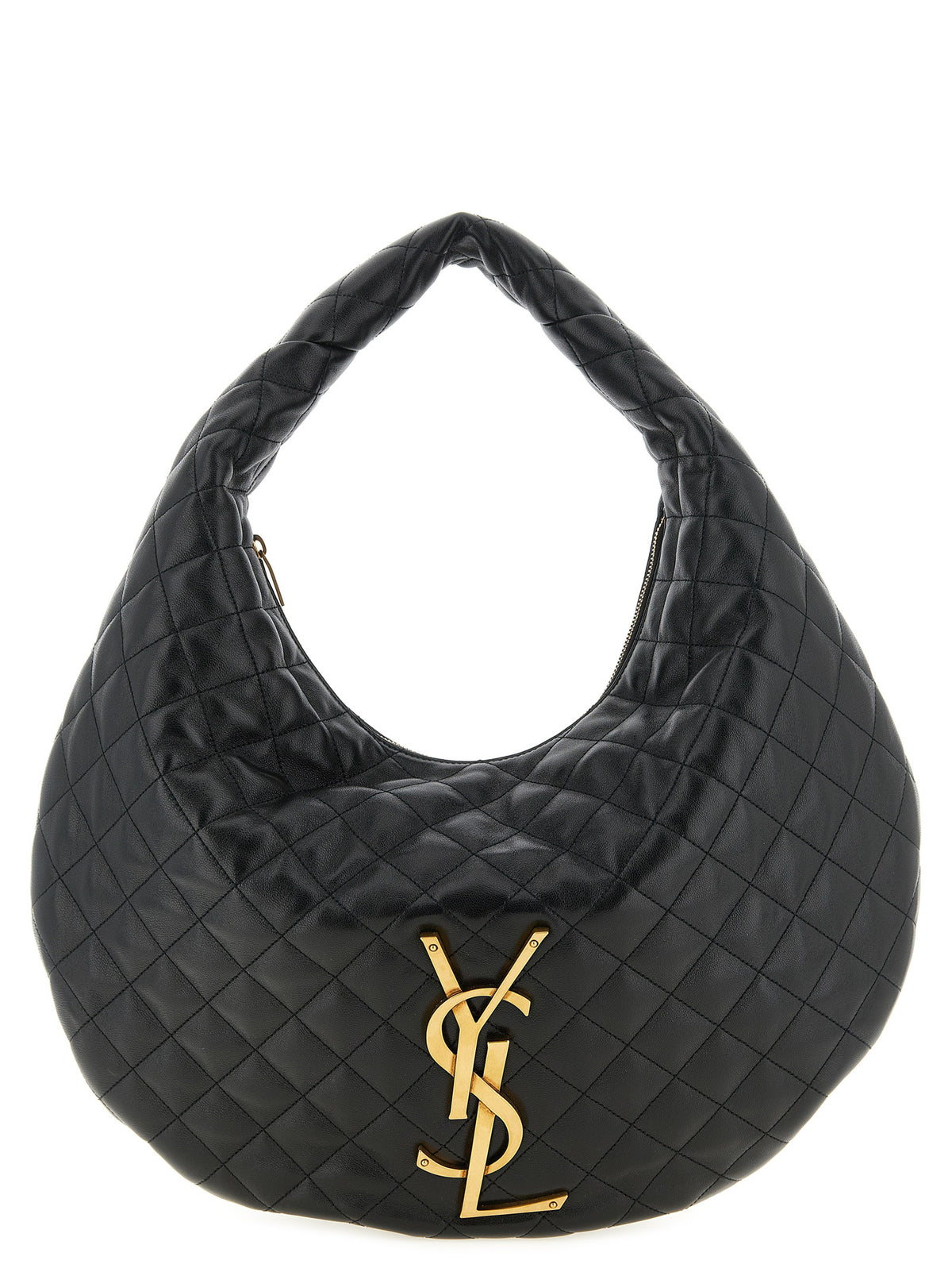 Saint Laurent Black Icare Hobo Bag