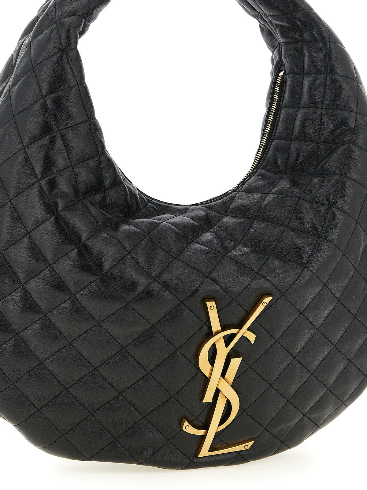 Saint Laurent Black Icare Hobo Bag