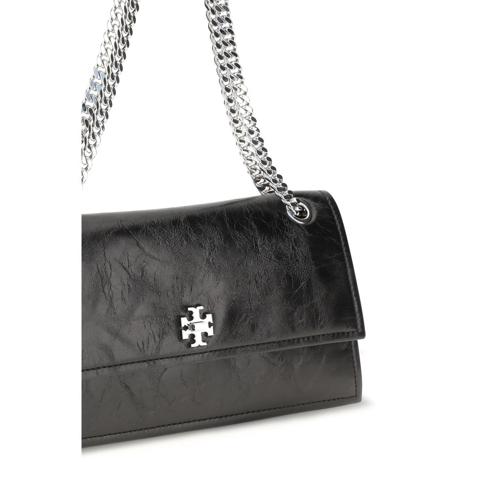 Tory Burch Black Kira Suede Shoulder Bag