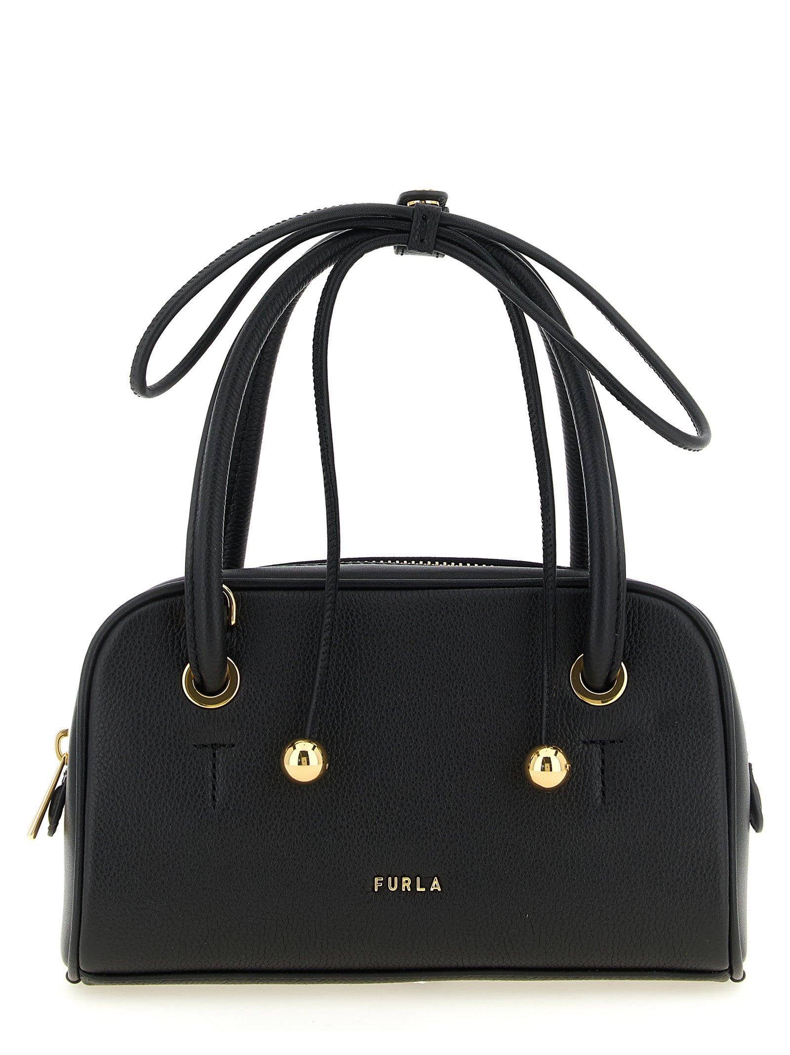 Furla Black Poppy S Handbag