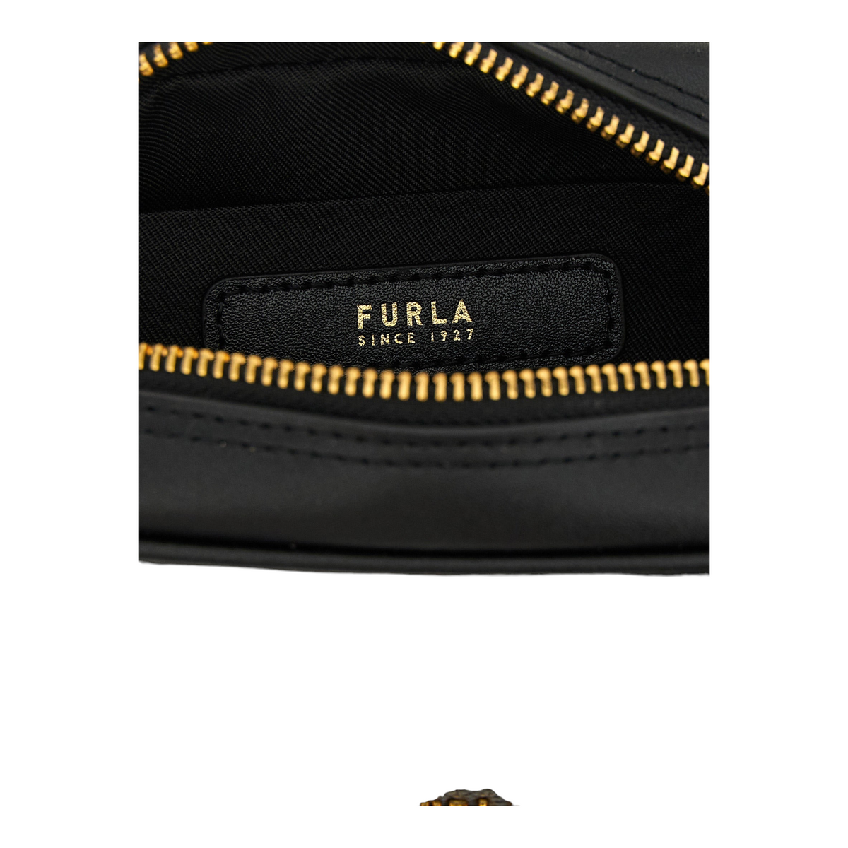 Furla Poppy S Bolso de Mano Negro Piel