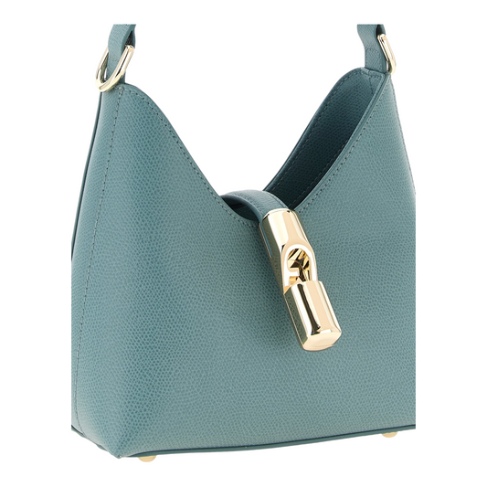 Furla Iride Bolso de Mano Azul Piel