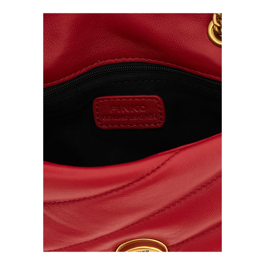 PINKO Baby Love Puff Bolso Bandolera Rojo