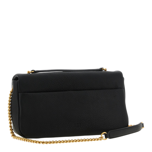 PINKO Bolso de Hombro Negro