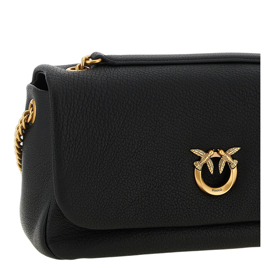 PINKO Bolso de Hombro Negro