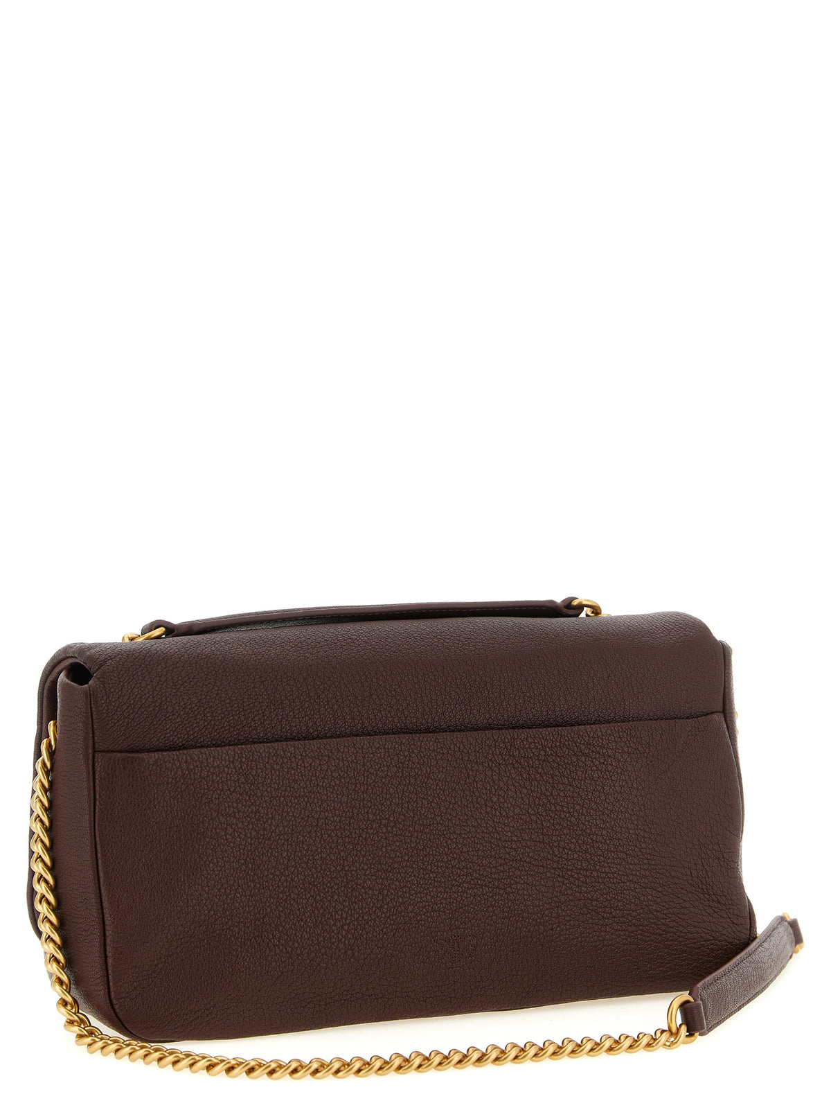 PINKO Brown Love Birds Shoulder Bag