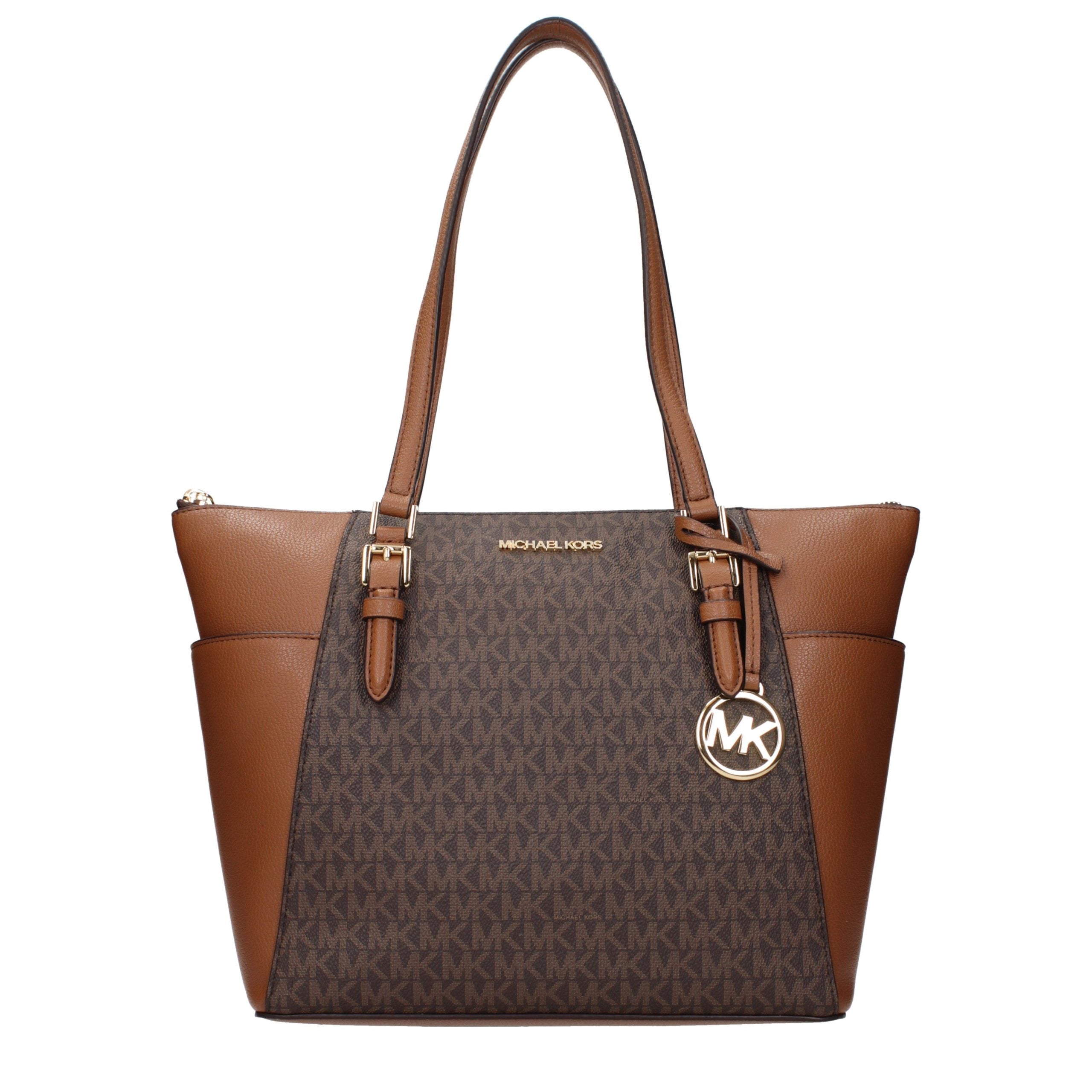 Michael Kors Brown Charlotte Large Tote Bag
