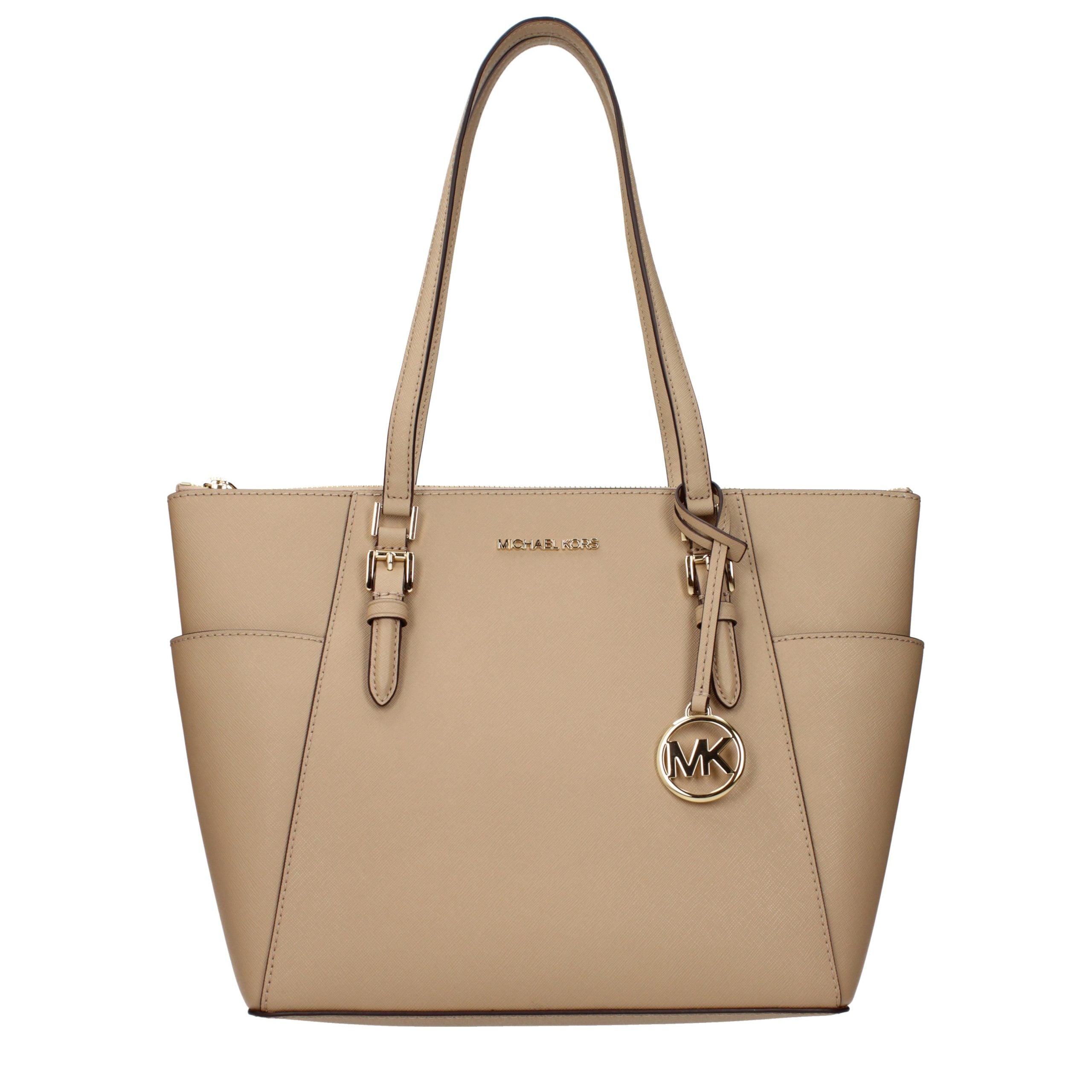 Michael Kors Beige Charlotte Tote Bag