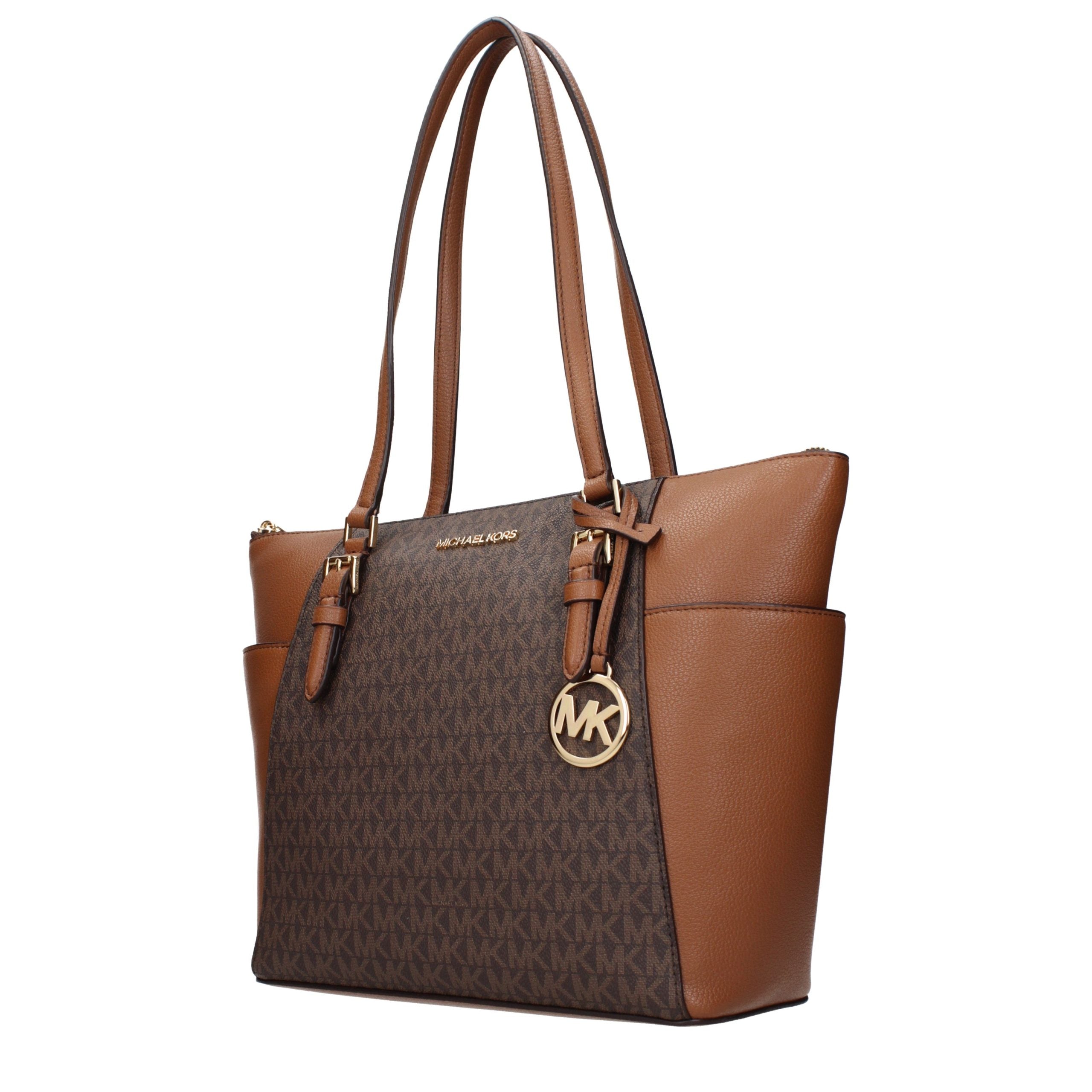 Michael Kors Brown Charlotte Large Tote Bag