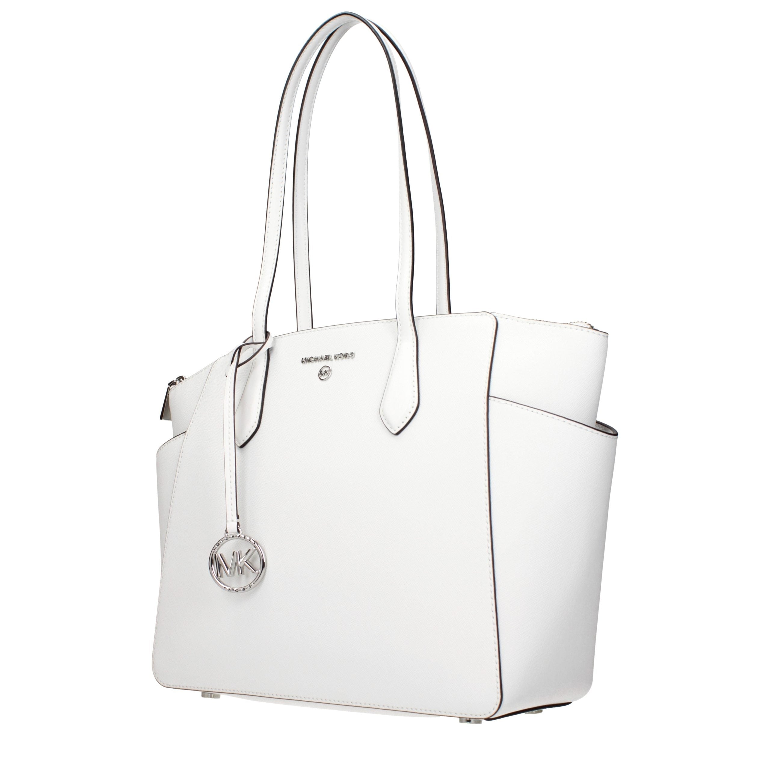 Michael Kors White Marilyn Shoulder Bag