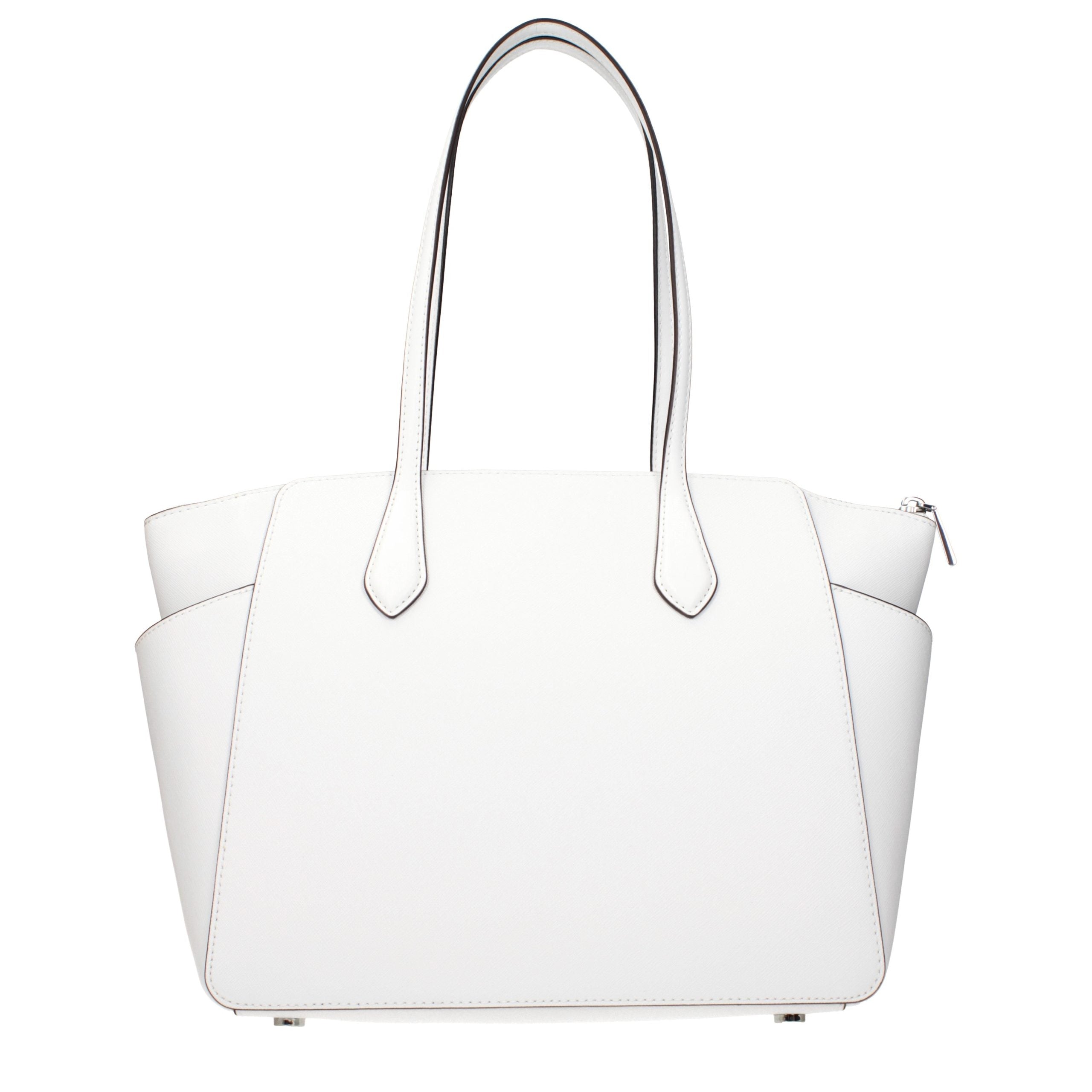 Michael Kors White Marilyn Shoulder Bag