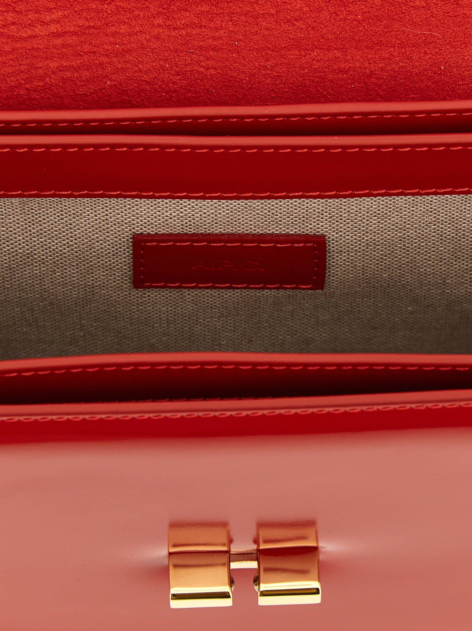 A.P.C. Red Grace Crossbody Bag