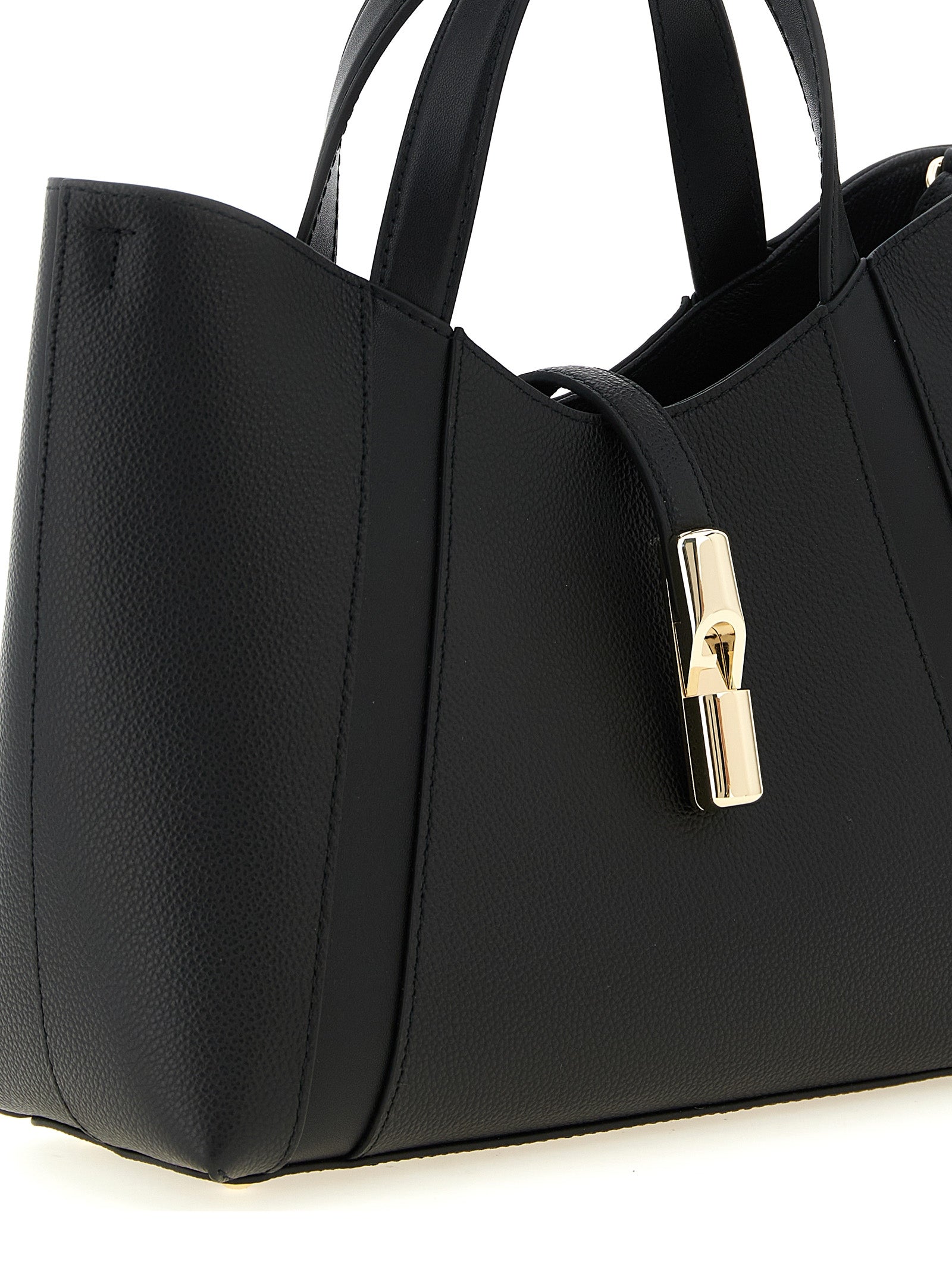 Furla Black Goccia S Tote Bag