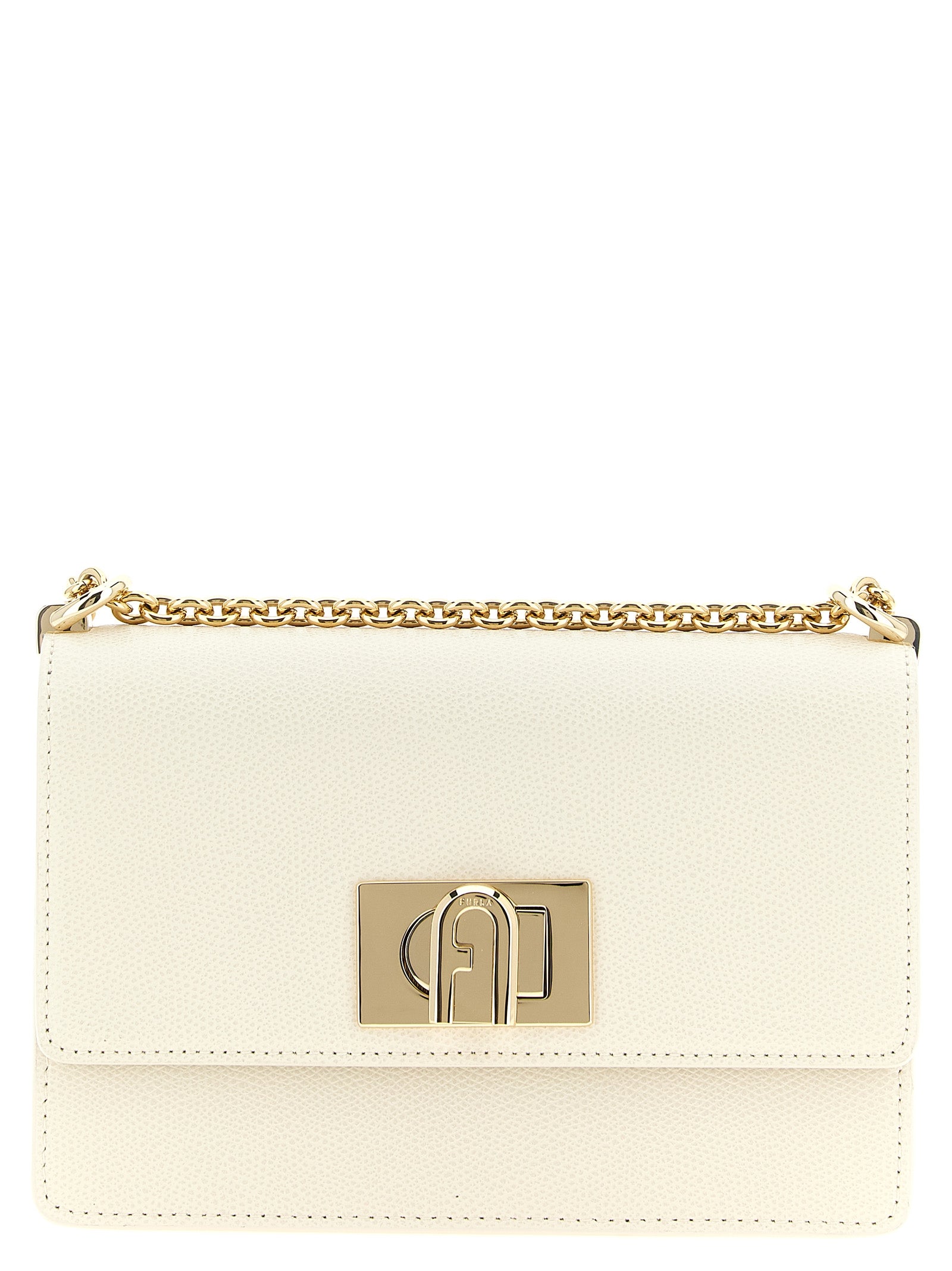 Furla White 1927 Mini Crossbody Bag