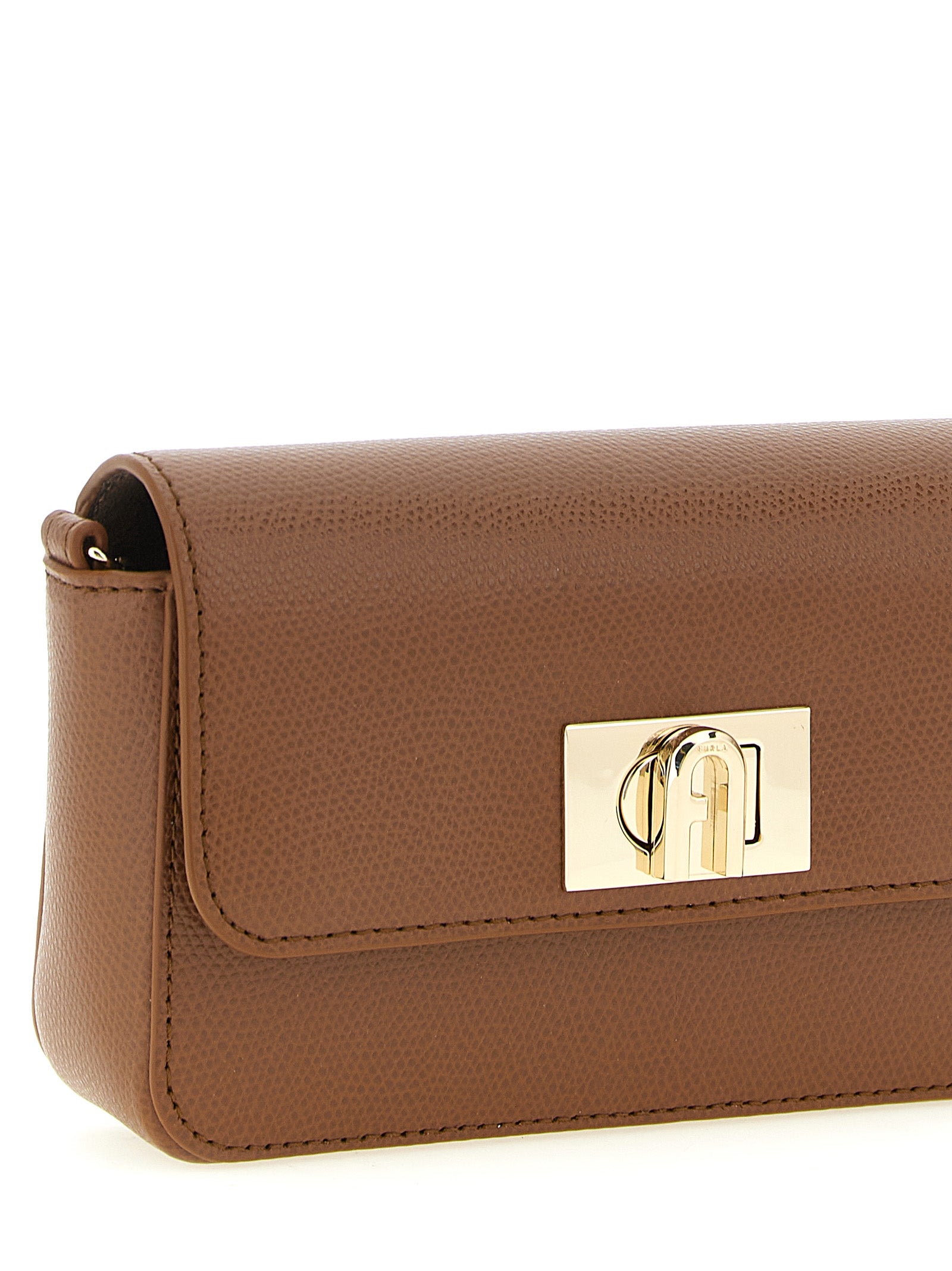 Furla Brown 1927 Mini Crossbody Bag
