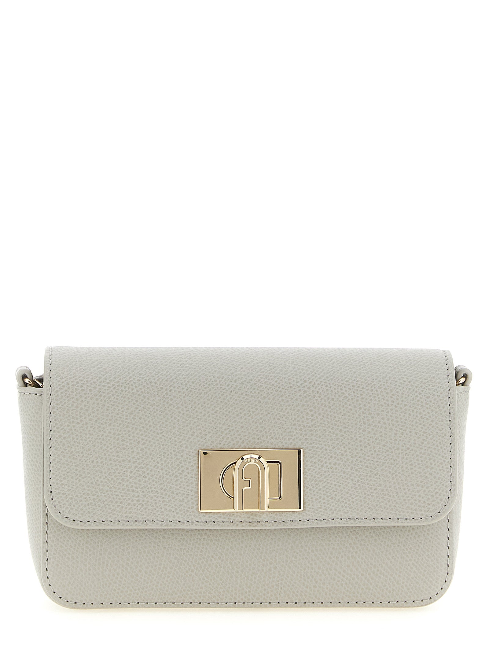 Furla Gray 1927 Mini Crossbody Bag