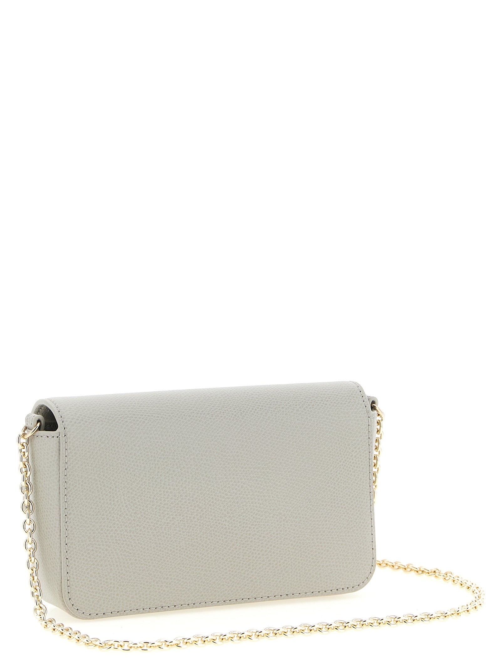 Furla Gray 1927 Mini Crossbody Bag
