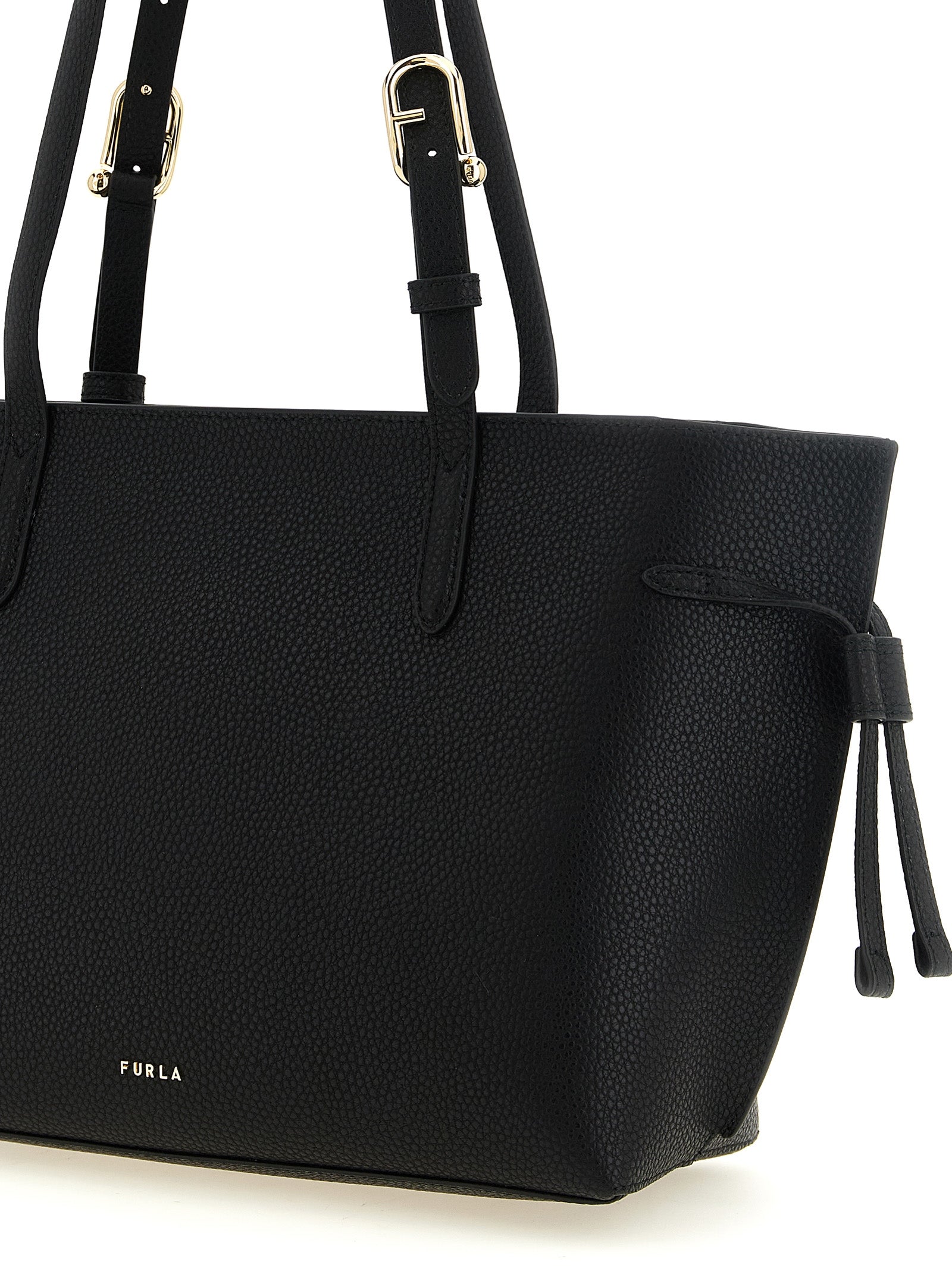 Furla Black Ava M Tote Bag