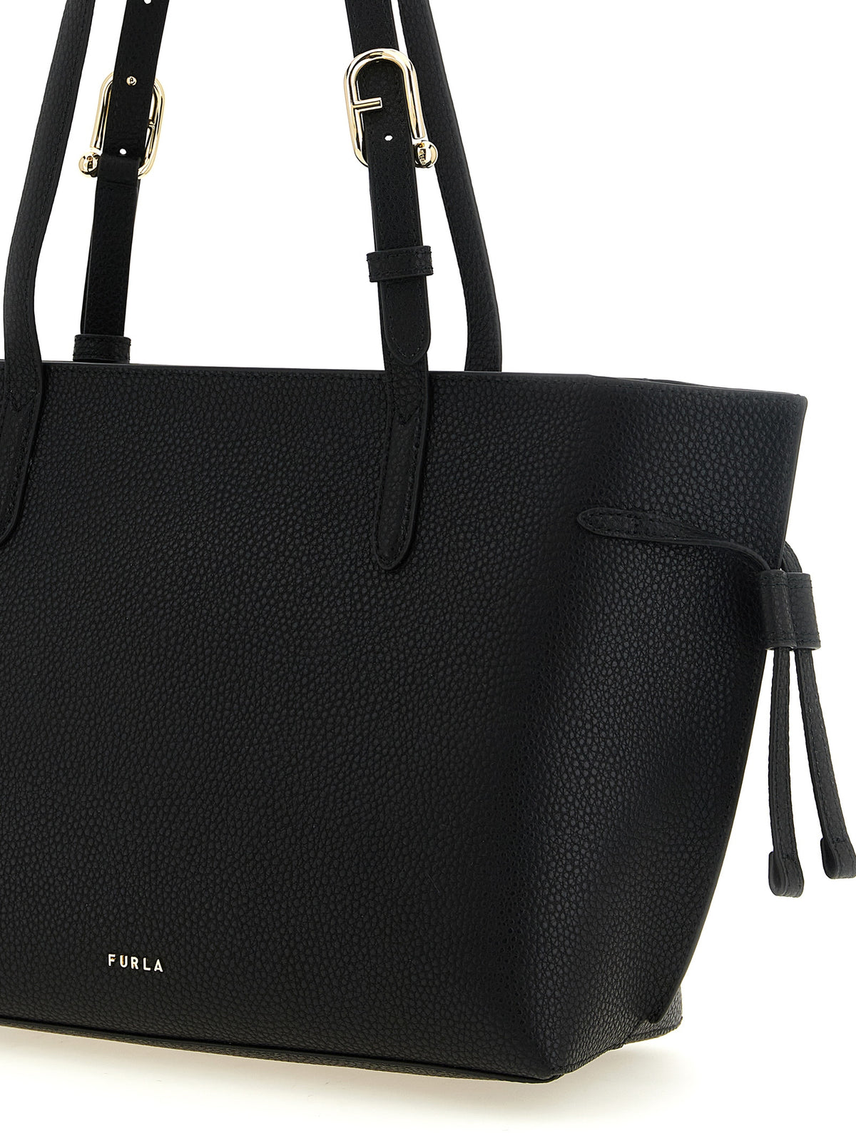 Furla Black Ava M Tote Bag