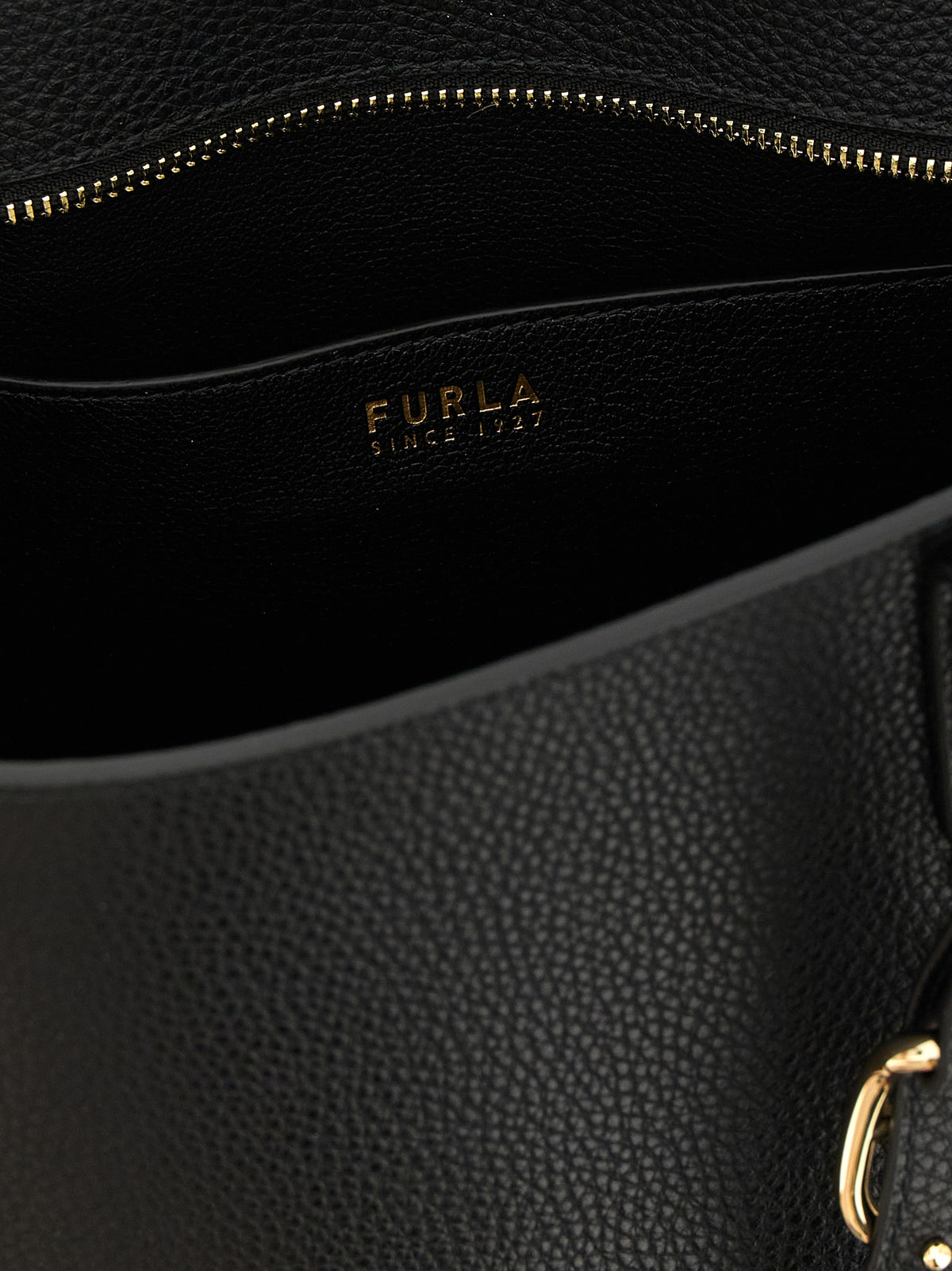 Furla Black Ava M Tote Bag