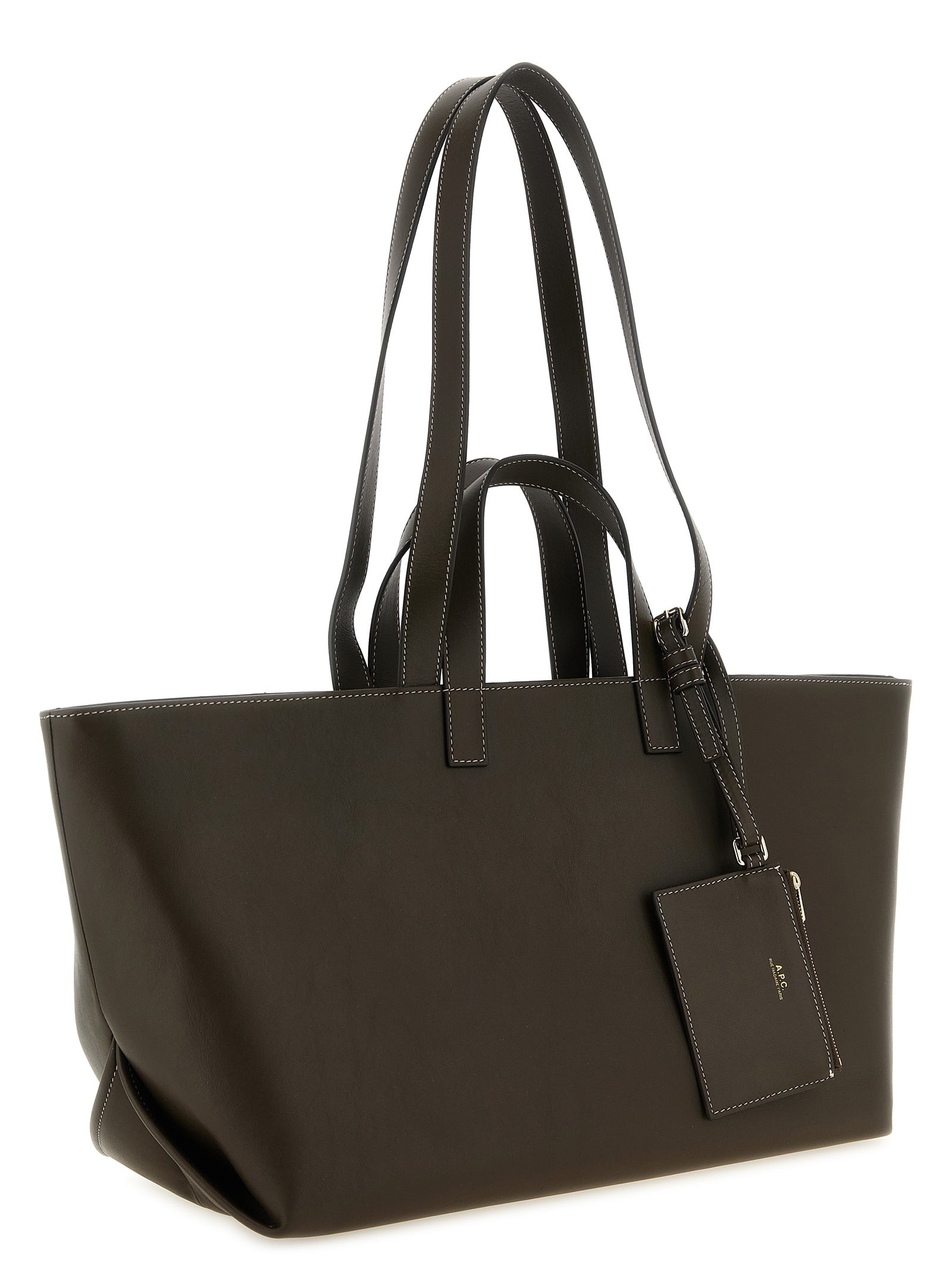 A.P.C. Brown Le Drummer Tote Bag