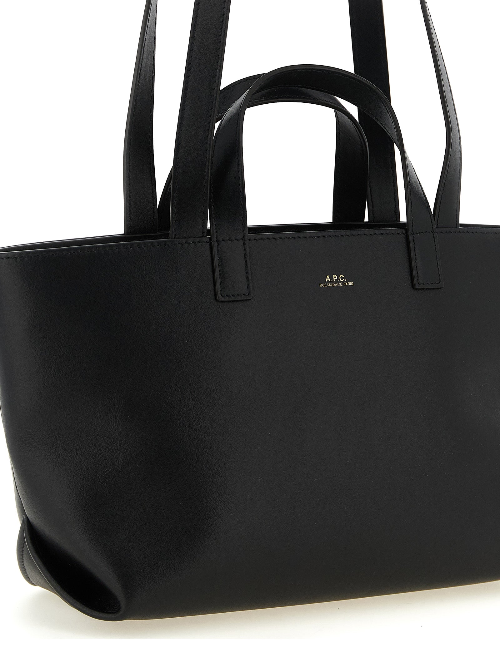 A.P.C. Black Le Drummer Tote Bag