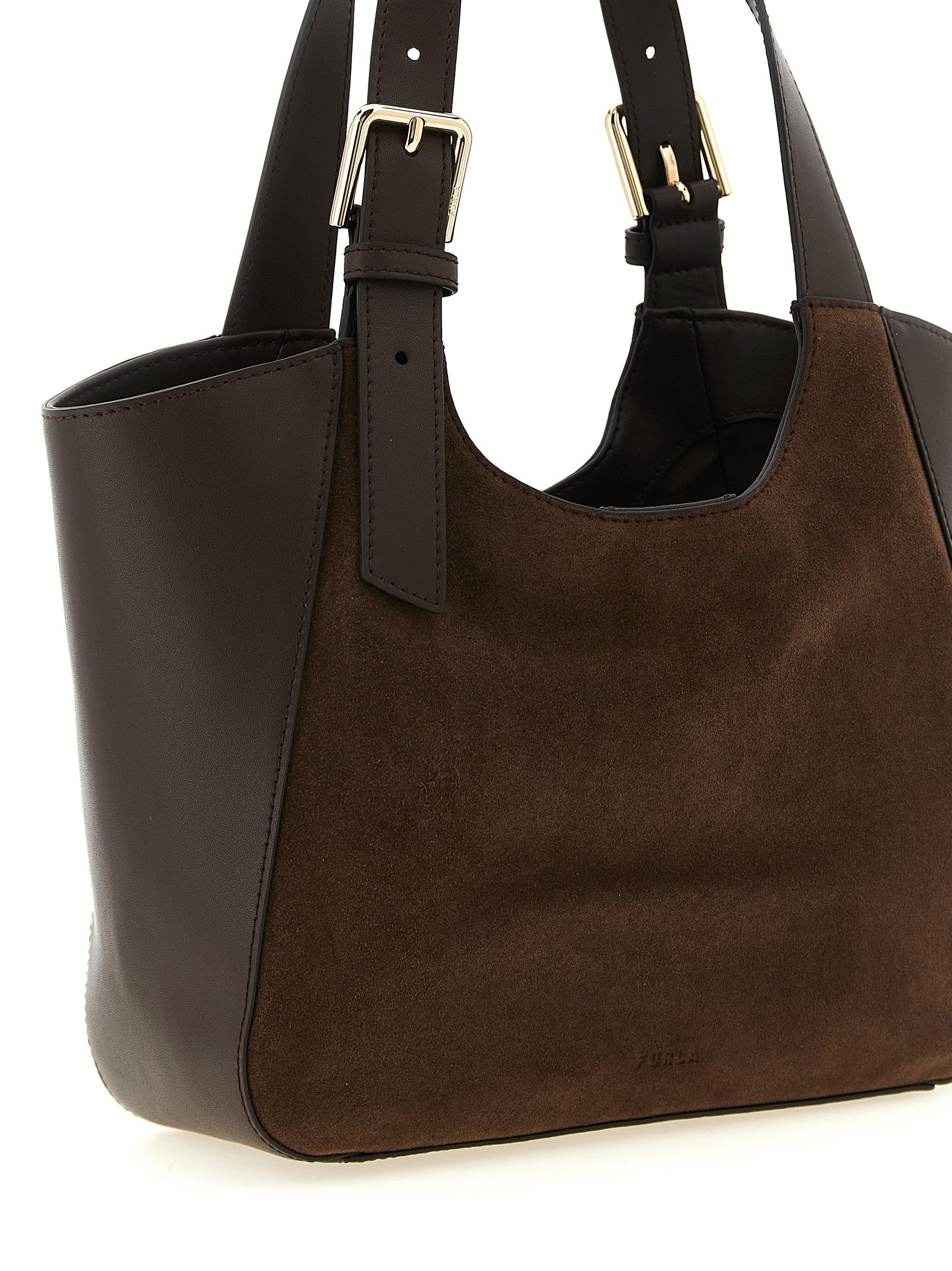 Furla Brown Dora S Tote Bag