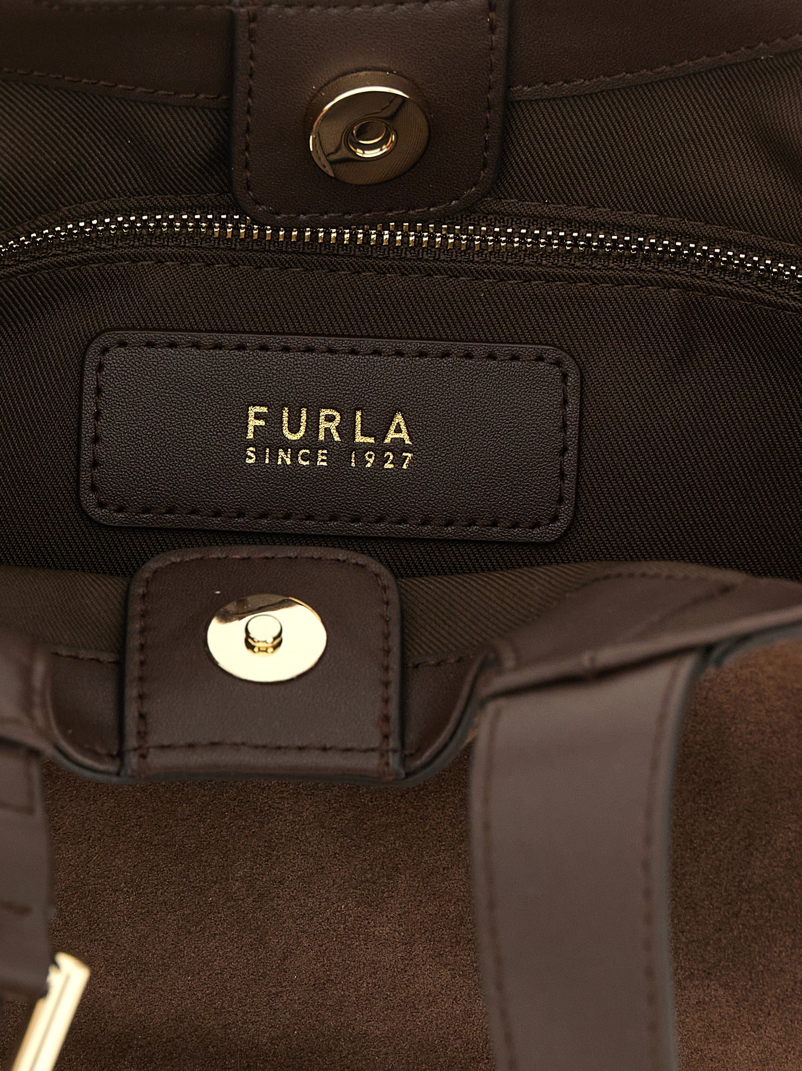 Furla Brown Dora S Tote Bag