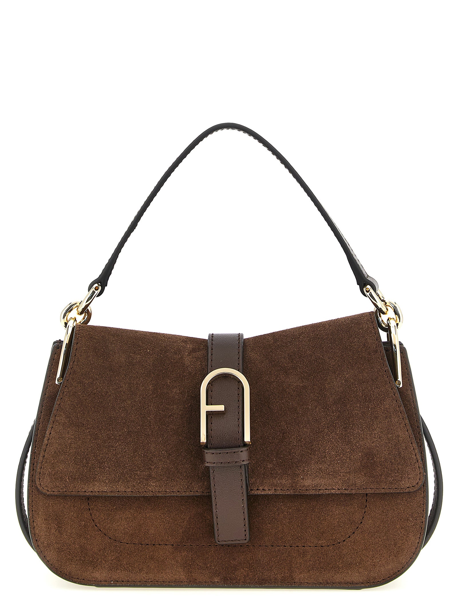 Furla Brown Flow Mini Handbag