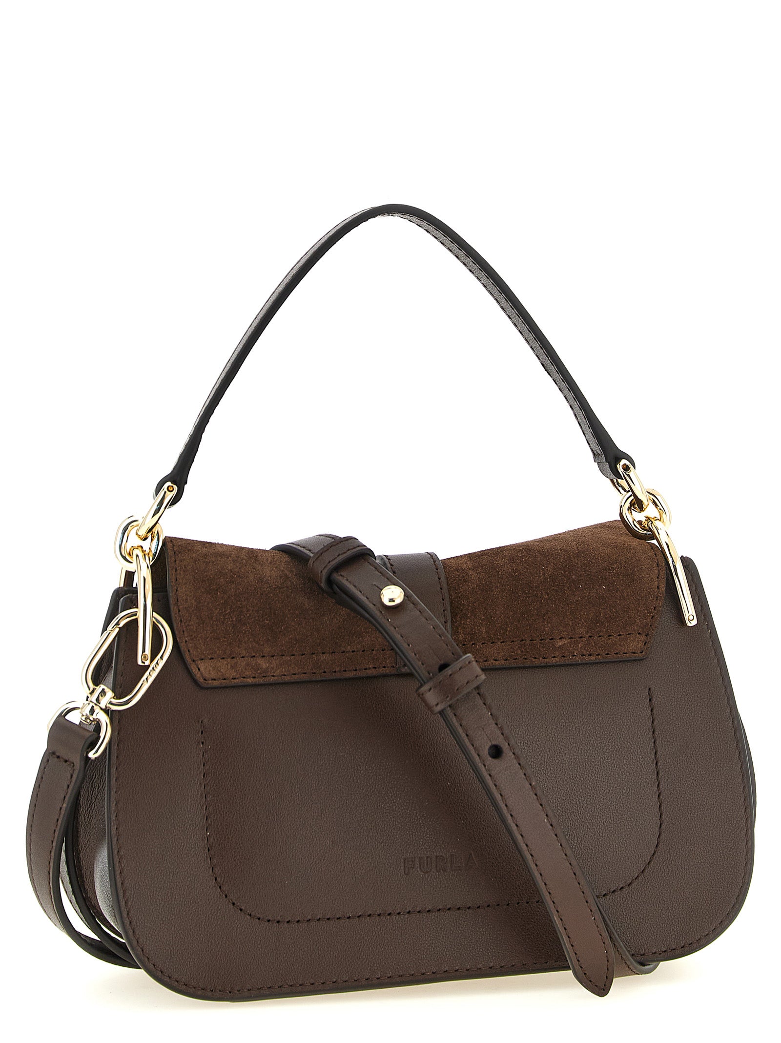 Furla Brown Flow Mini Handbag