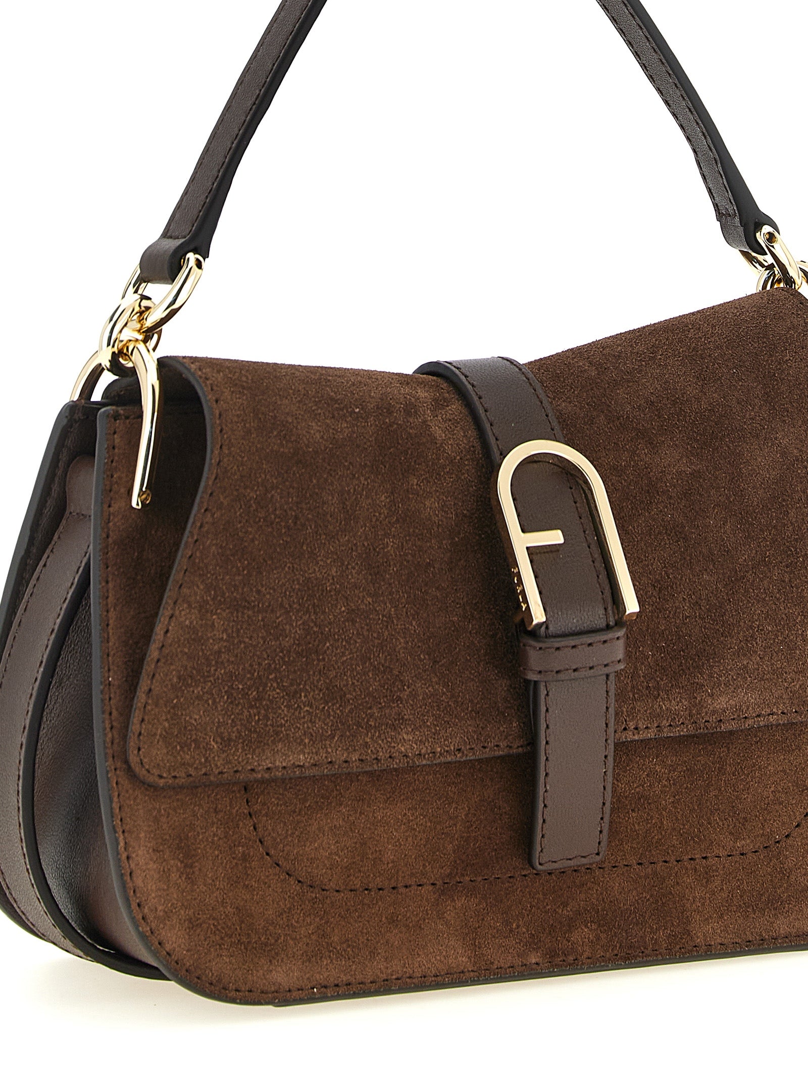 Furla Brown Flow Mini Handbag