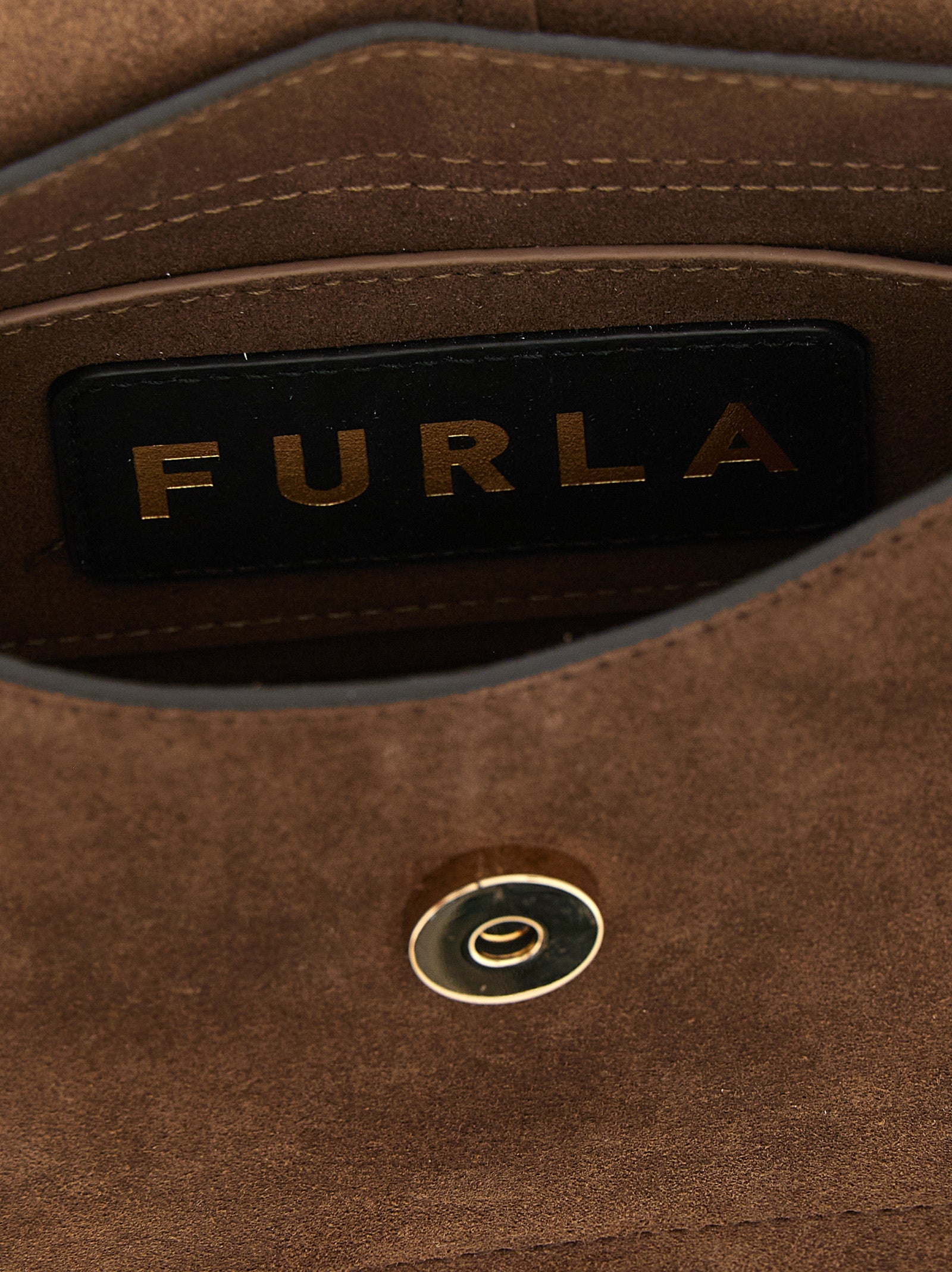 Furla Brown Flow Mini Handbag