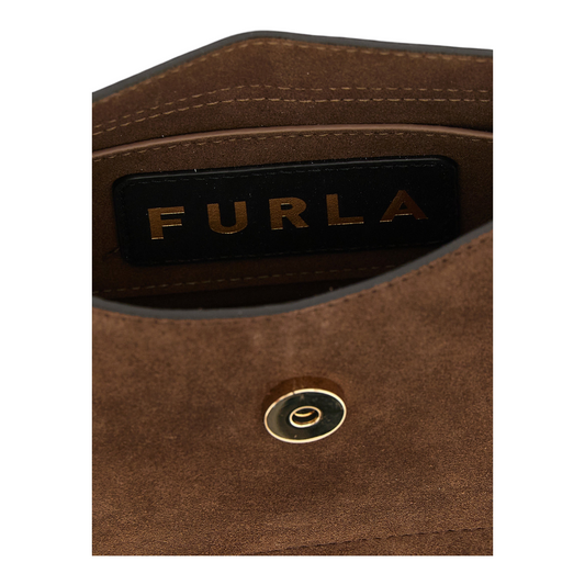 Furla Flow Mini Handbag Brown